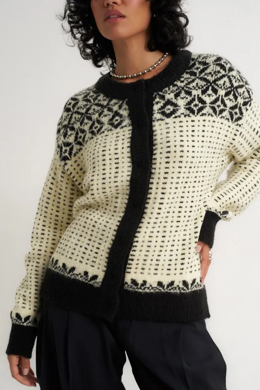 Oversized Maeve Cardigan - Black sold by Callahan