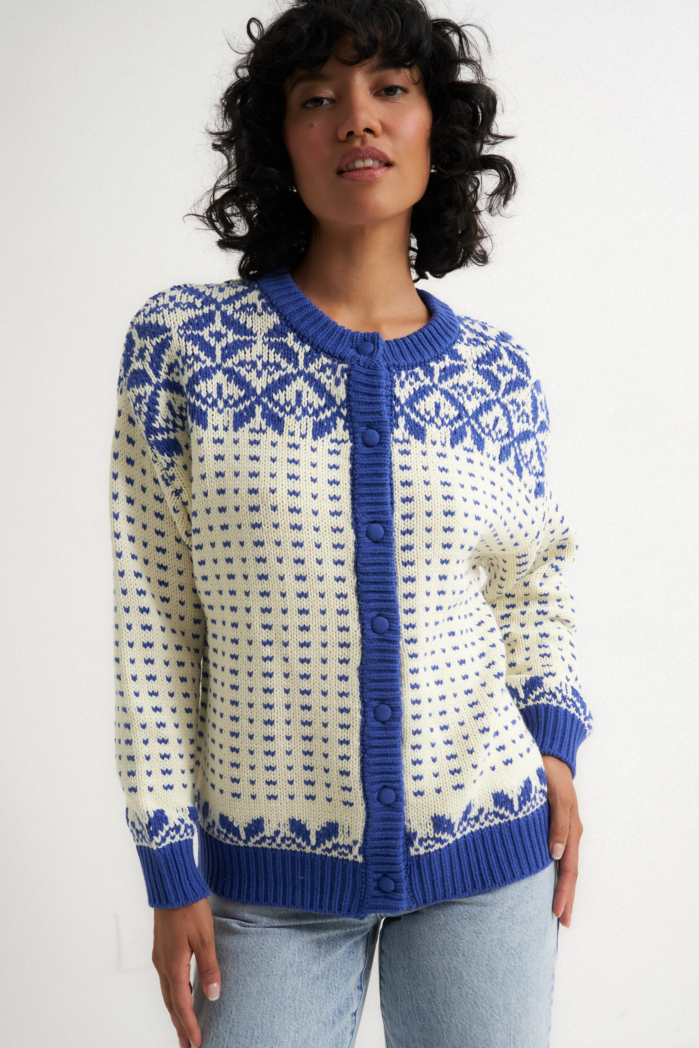 Oversized Maeve Cardigan - Blue sold by Callahan product image thumbnail 4