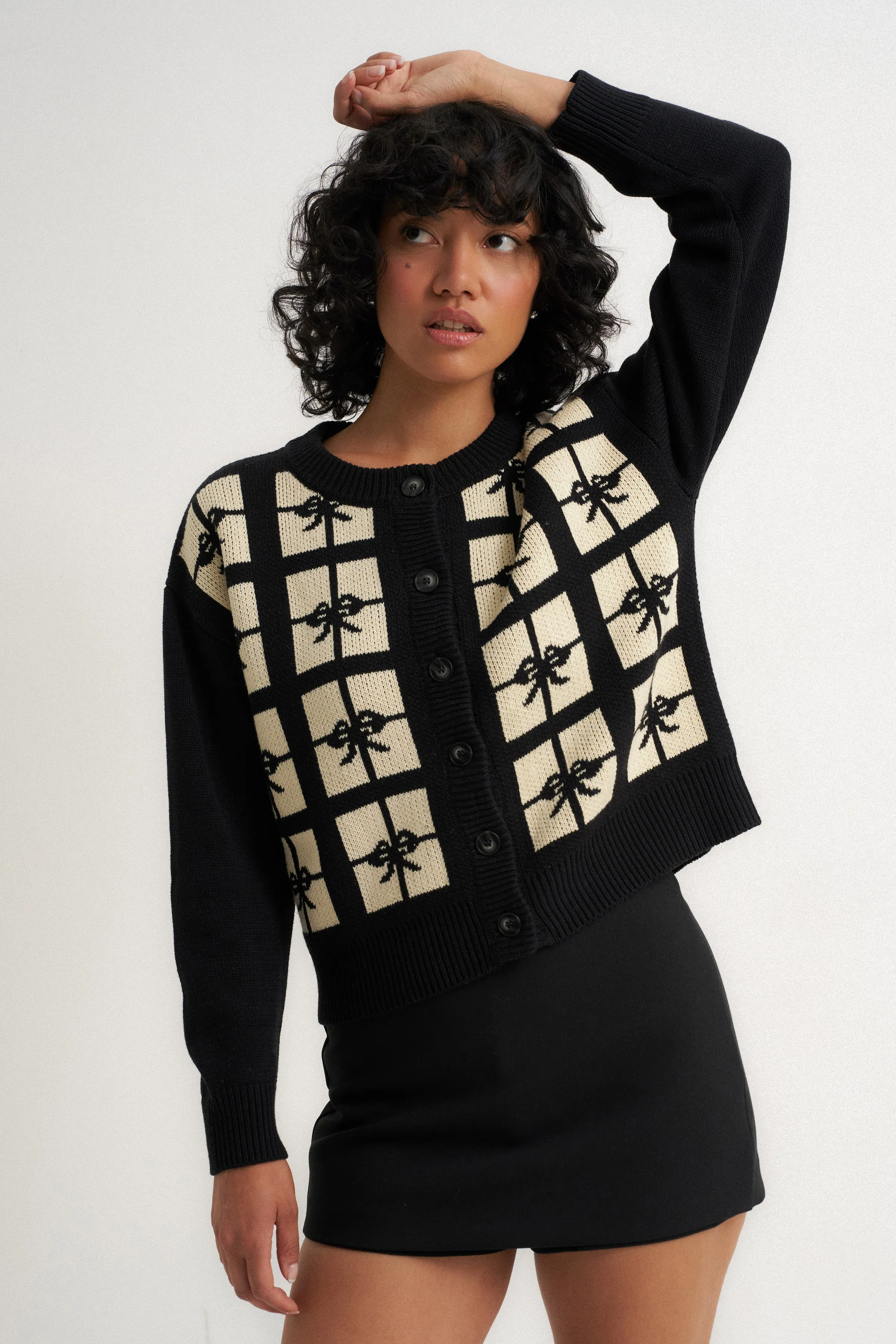 Present Cardigan - Black sold by Callahan