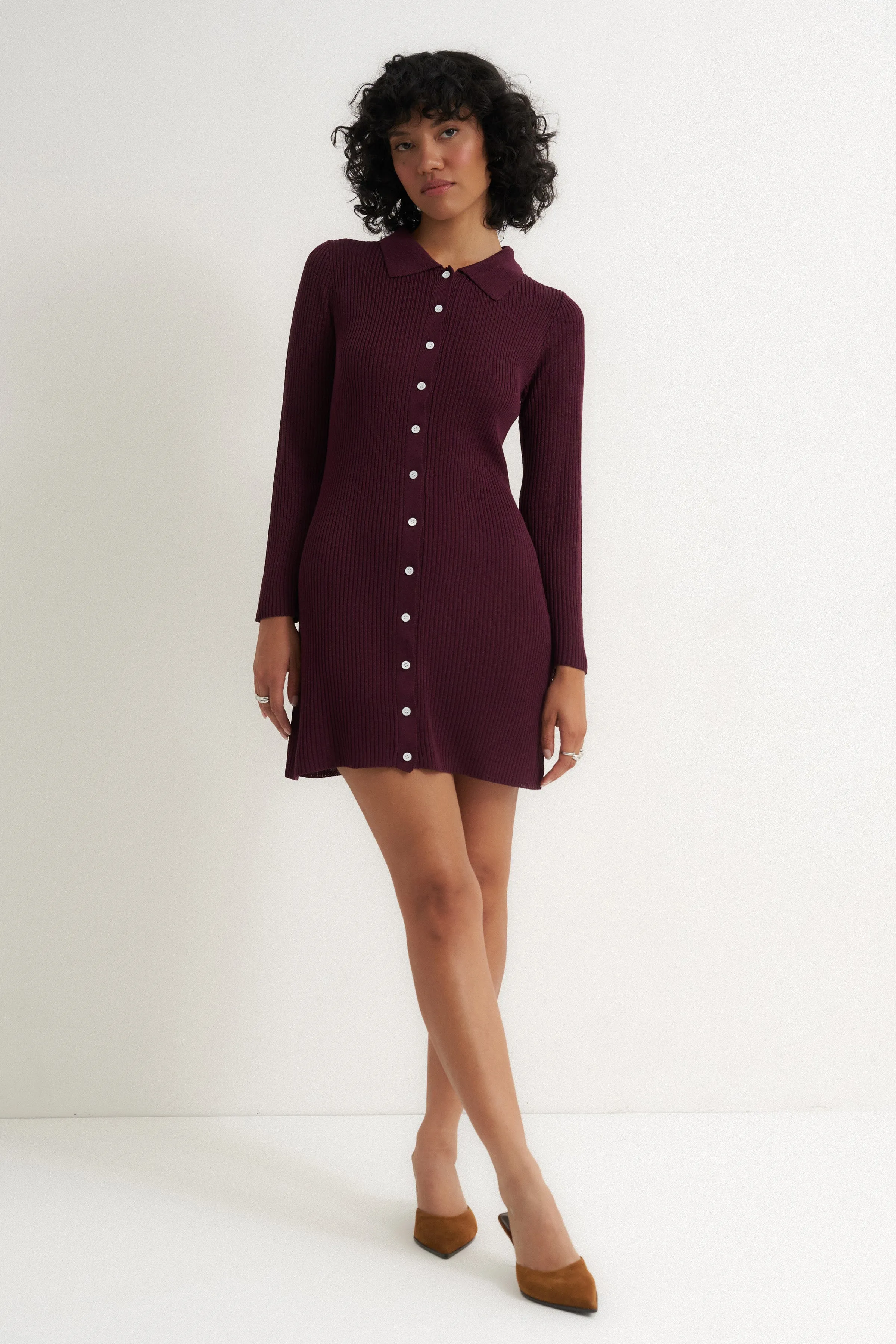 Wren Mini Dress - Port sold by Callahan