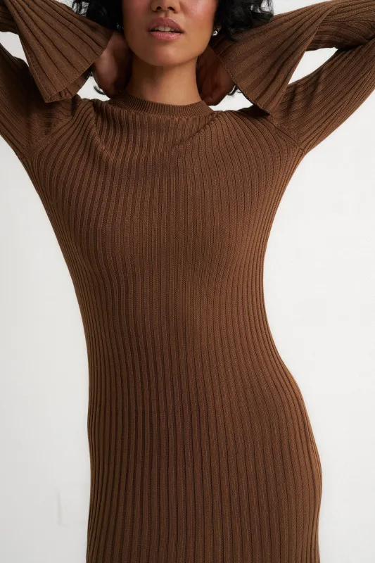 Mason Midi Dress - Toffee sold by Callahan