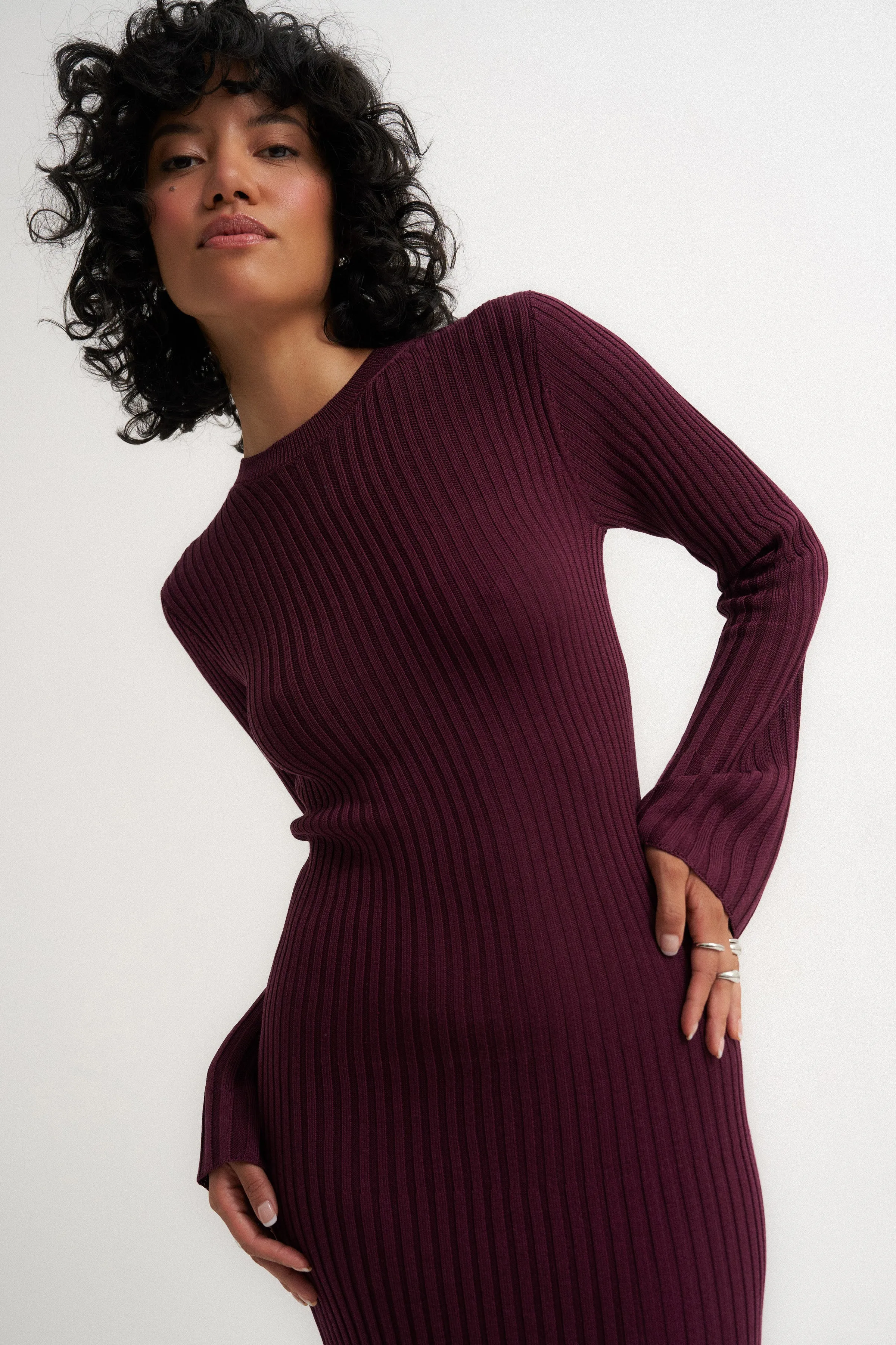 Mason Midi Dress - Port sold by Callahan product image thumbnail 3