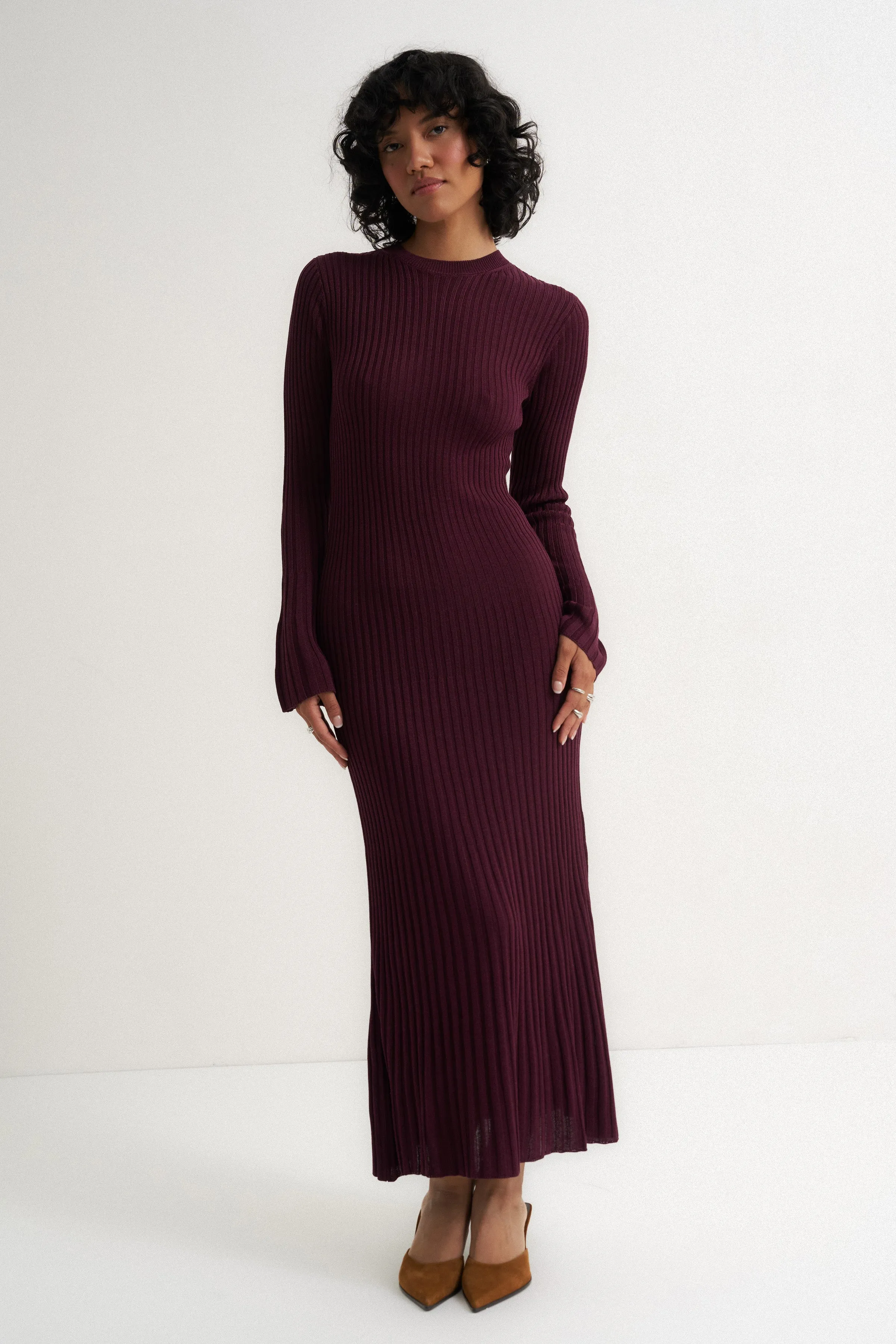 Mason Midi Dress - Port sold by Callahan