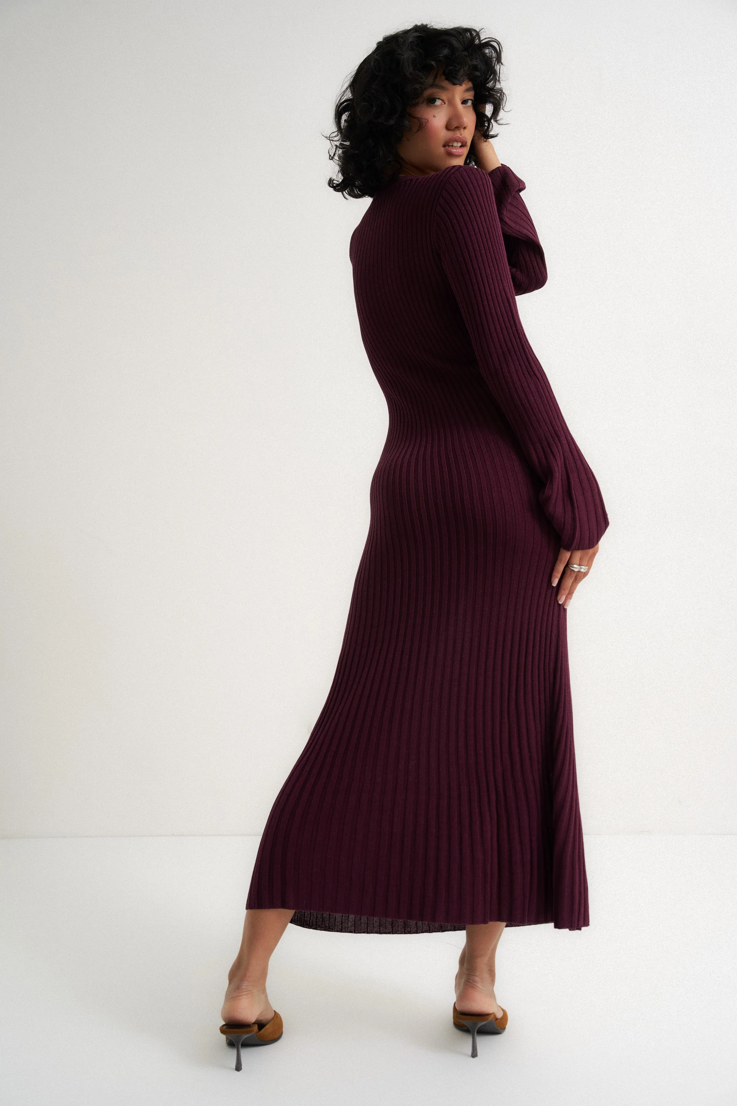 Mason Midi Dress - Port sold by Callahan product image thumbnail 5