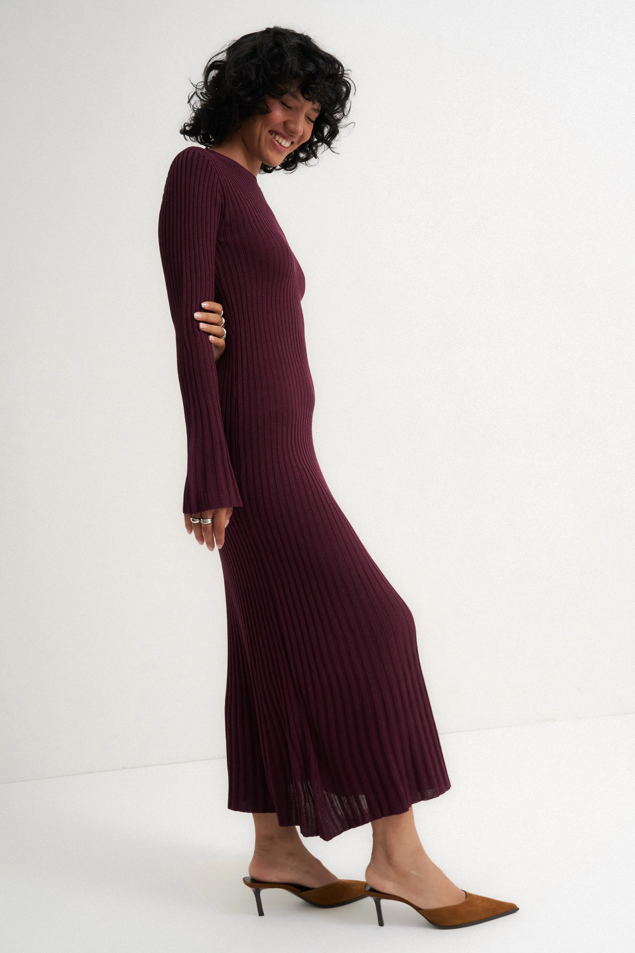 Mason Midi Dress - Port sold by Callahan product image thumbnail 4