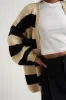 Jo Cardigan - Black Stripe sold by Callahan