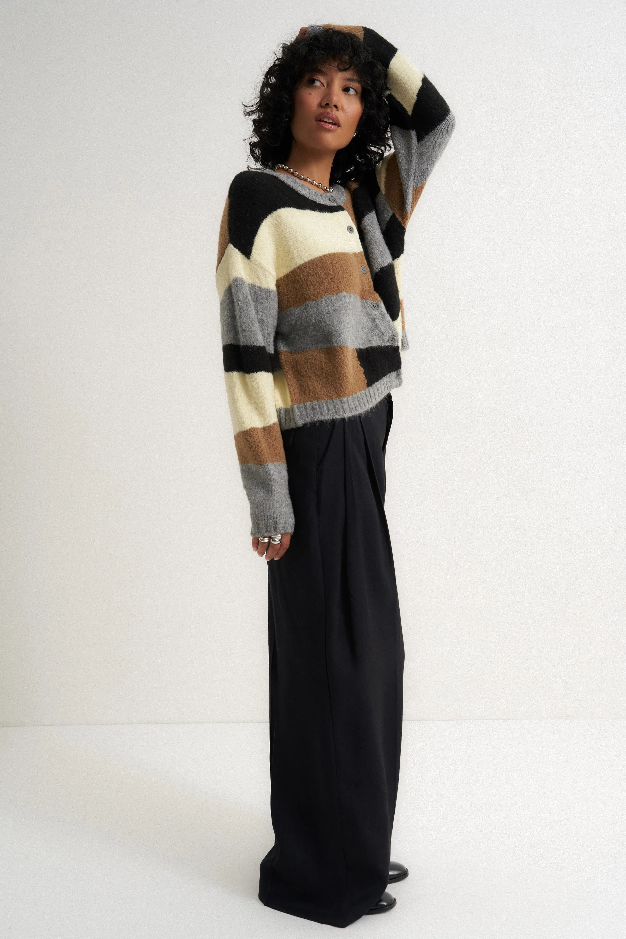 Selma Cardigan - Heather Grey Multi sold by Callahan product image thumbnail 3