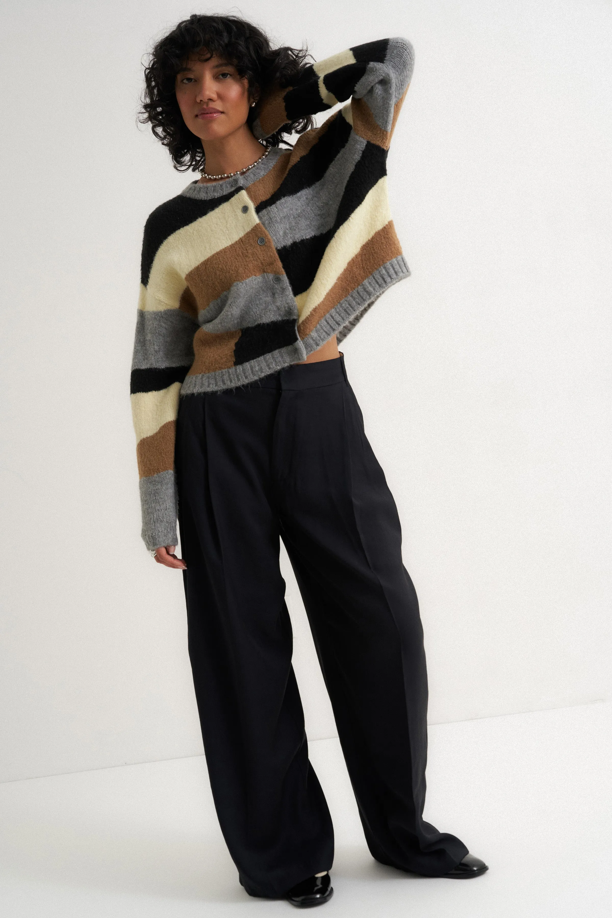 Selma Cardigan - Heather Grey Multi sold by Callahan product image thumbnail 2