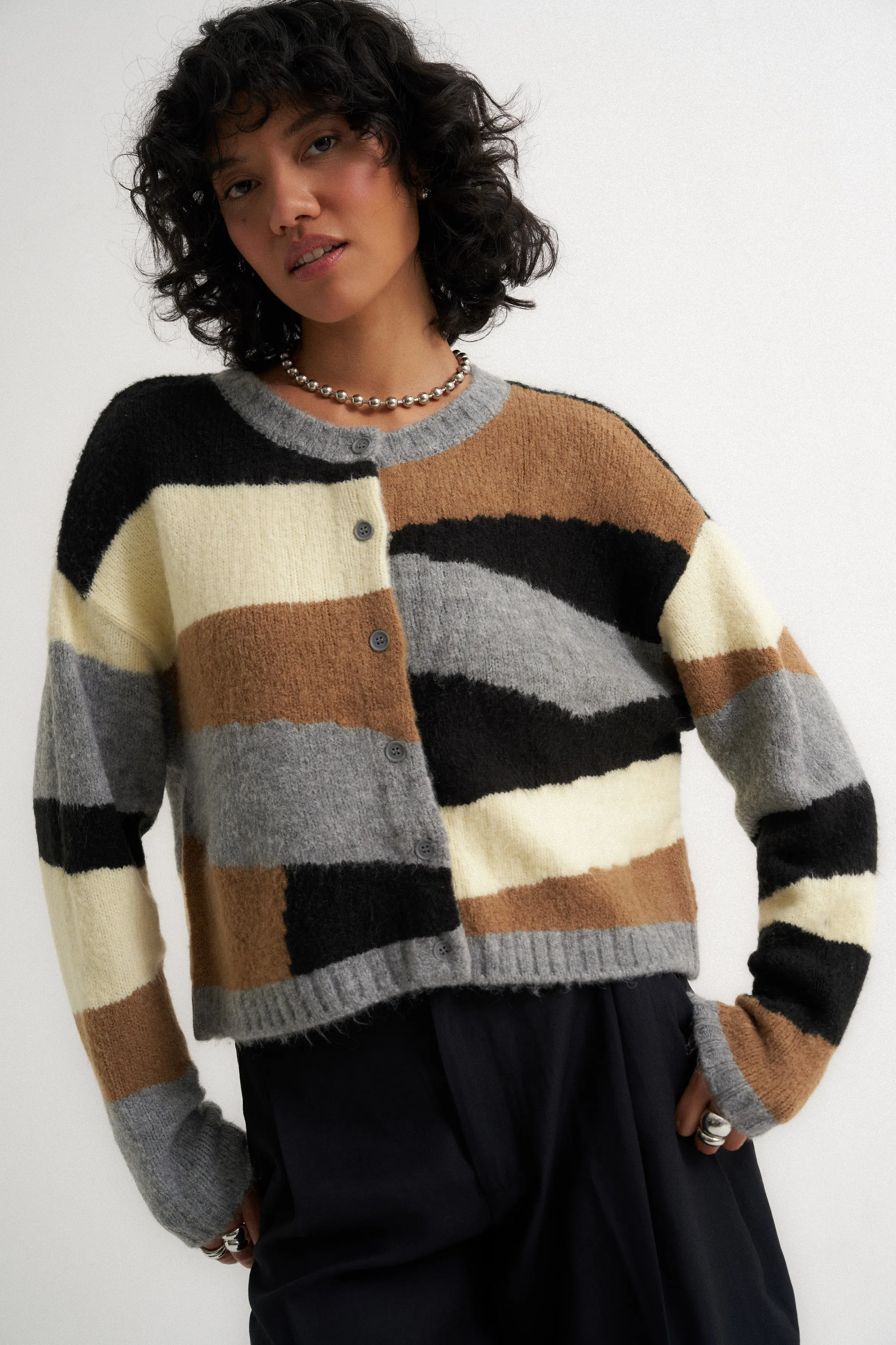 Selma Cardigan - Heather Grey Multi sold by Callahan product image thumbnail 5