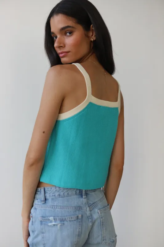 The Ringer Tank - Aquamarine sold by Callahan