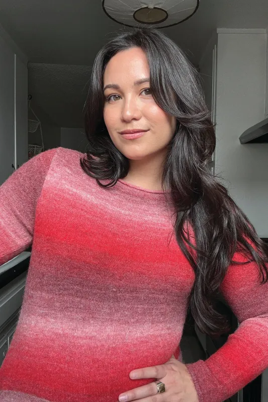 Inside Out Maxi Dress - Damson Gradient sold by Callahan