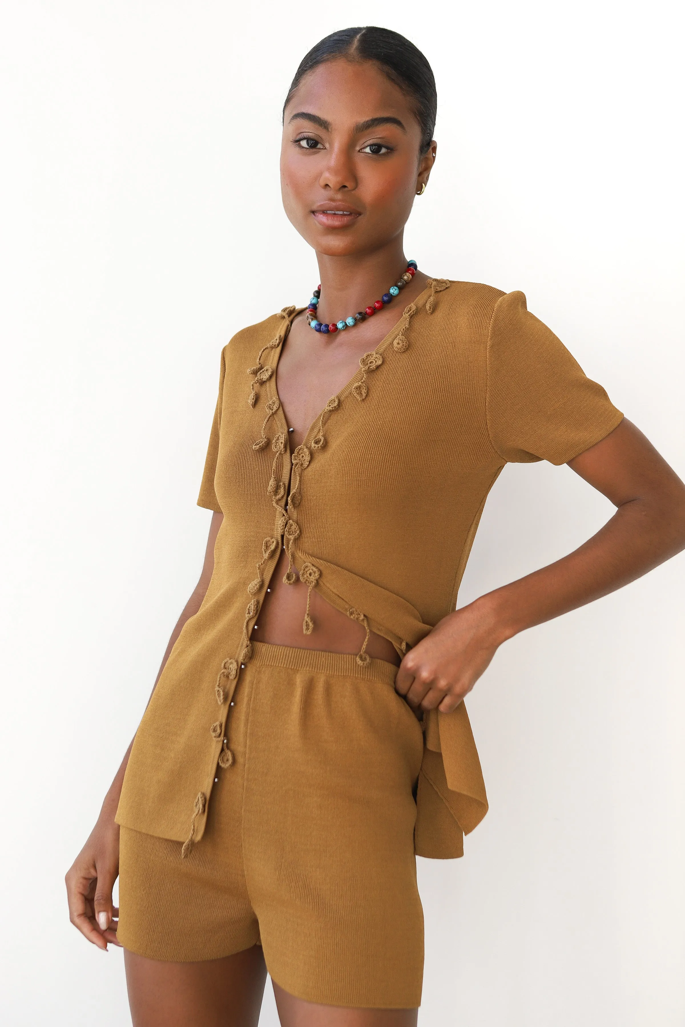 Tula Knit Cardi - Bronze sold by Callahan product image thumbnail 2