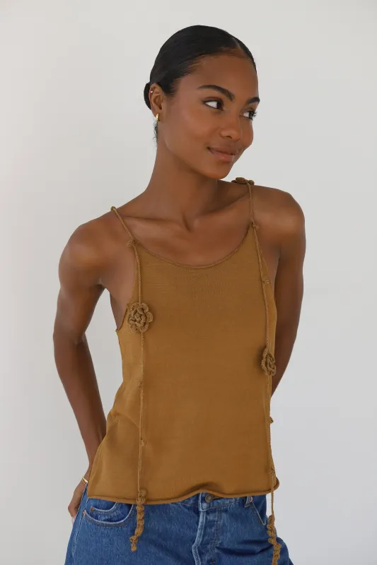 Tula Knit Tank - Bronze sold by Callahan