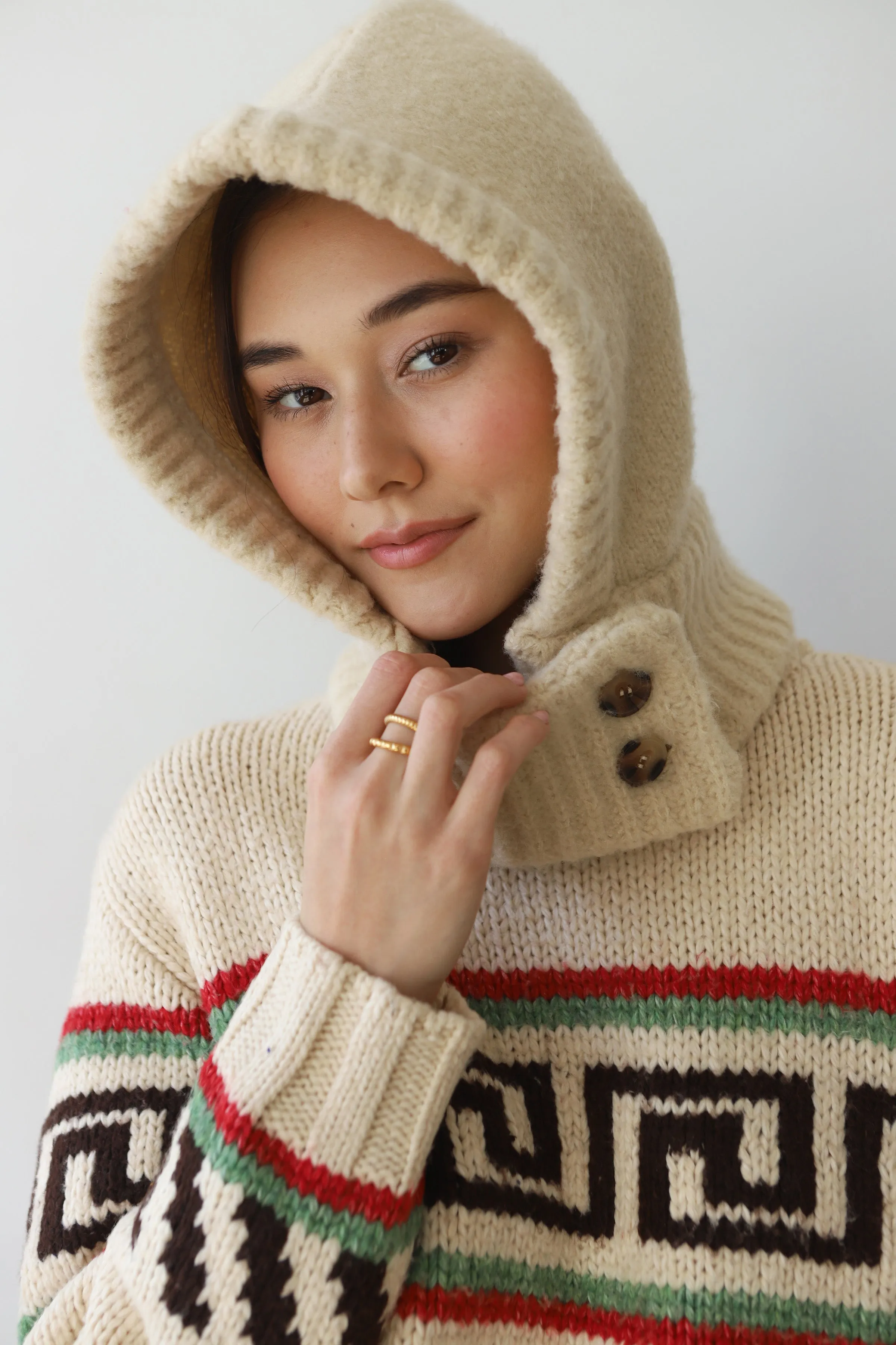 Hoodie Hat - Creme sold by Callahan product image thumbnail 4