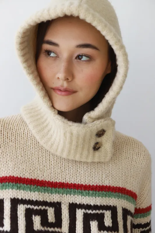 Hoodie Hat - Creme made by Callahan