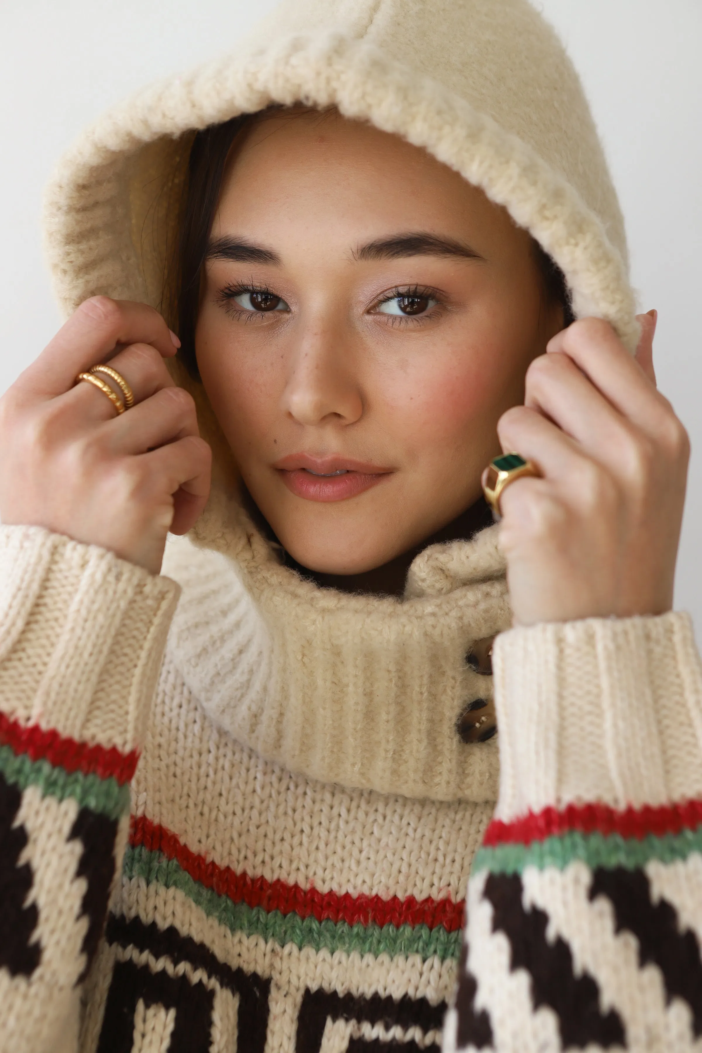 Hoodie Hat - Creme sold by Callahan product image thumbnail 3