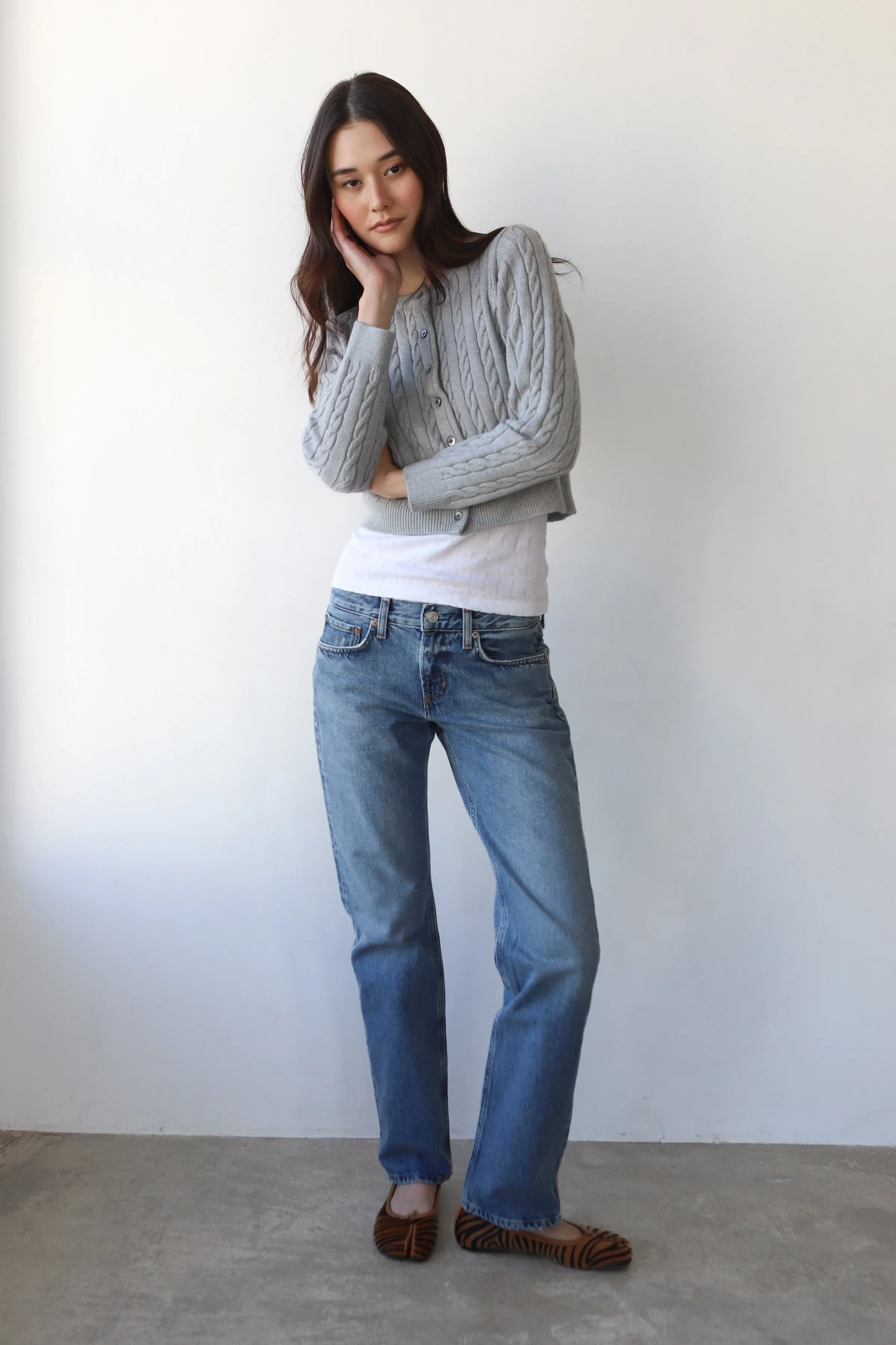 Valerie Cardigan - Heather Grey sold by Callahan product image thumbnail 4