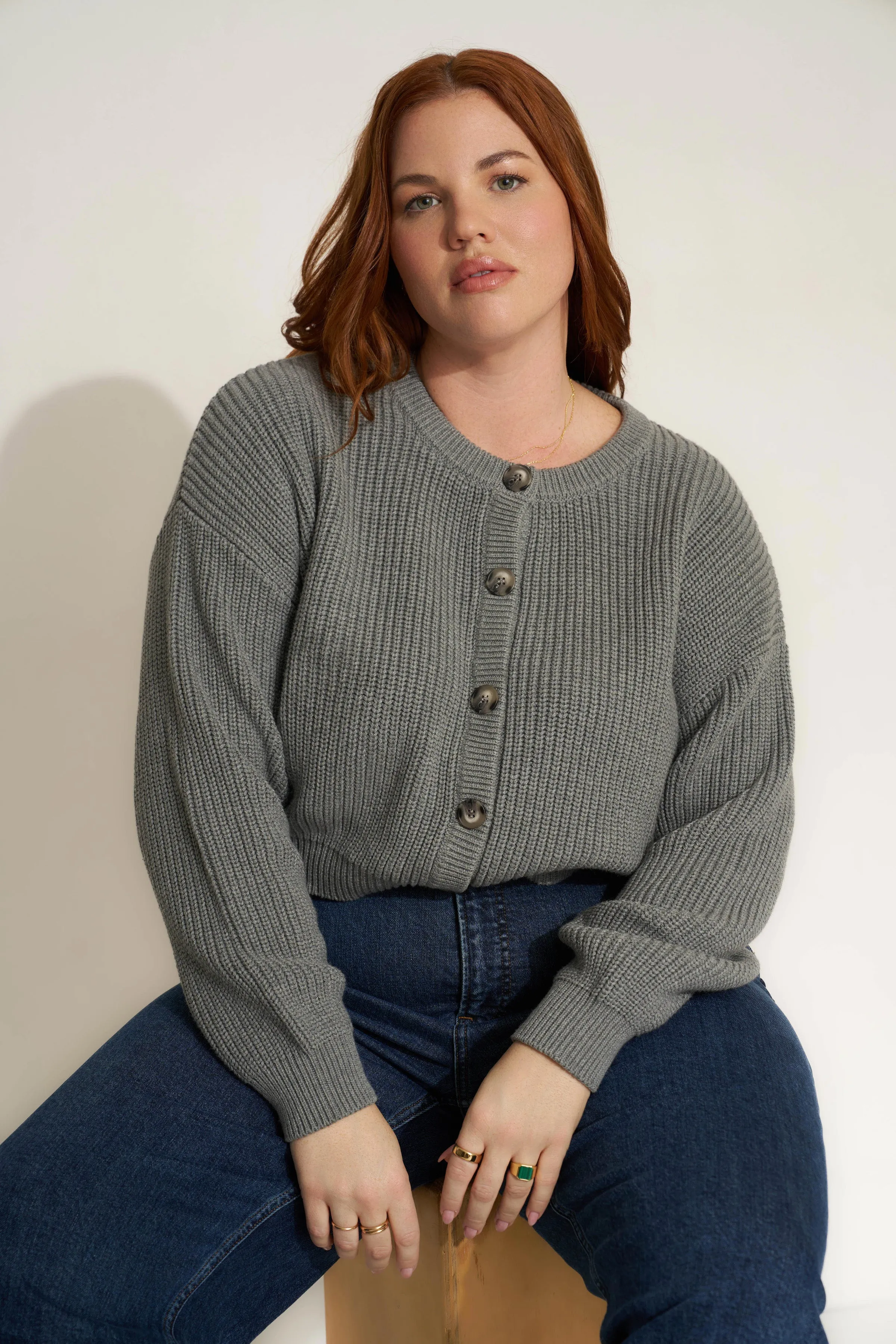 The Crop Cardi - Heather Grey sold by Callahan product image thumbnail 2