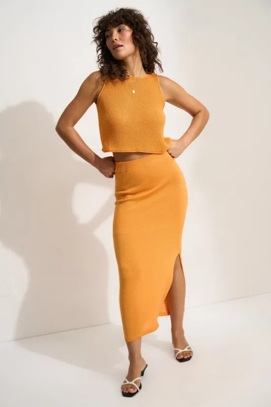 Clover Maxi Skirt - Clementine sold by Callahan