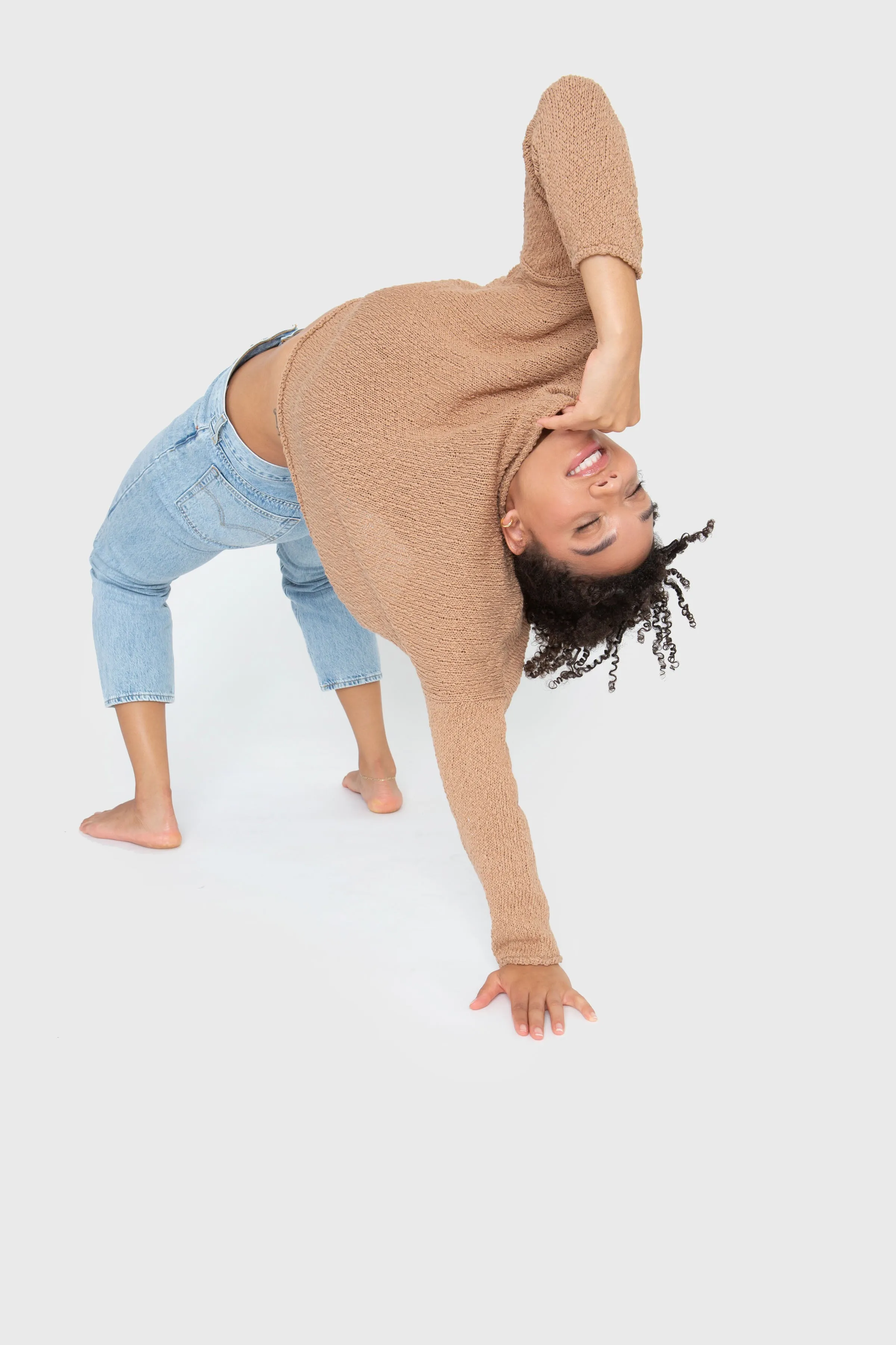 The Mock Neck Pullover - Camel sold by Callahan product image thumbnail 4