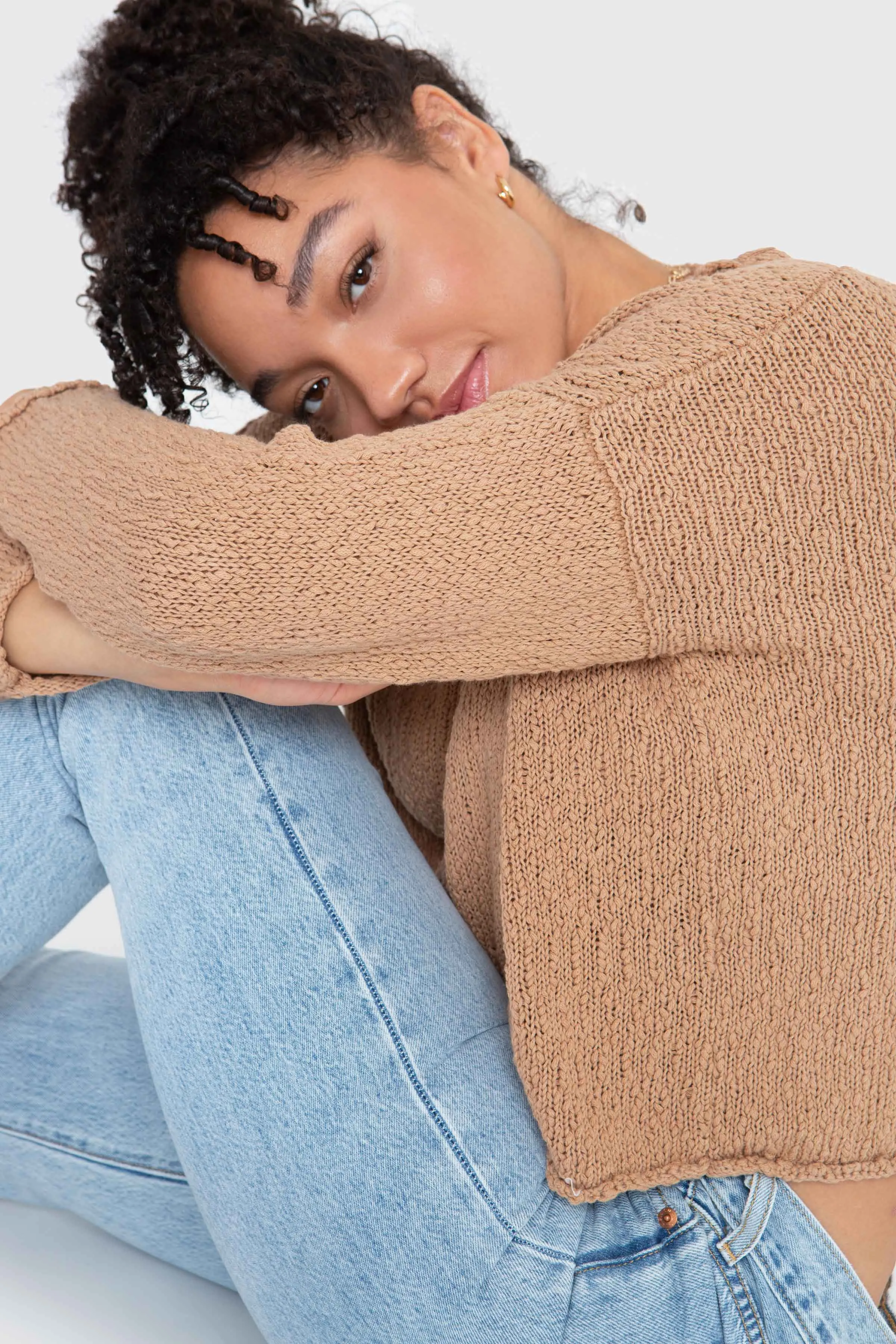 The Mock Neck Pullover - Camel sold by Callahan product image thumbnail 5