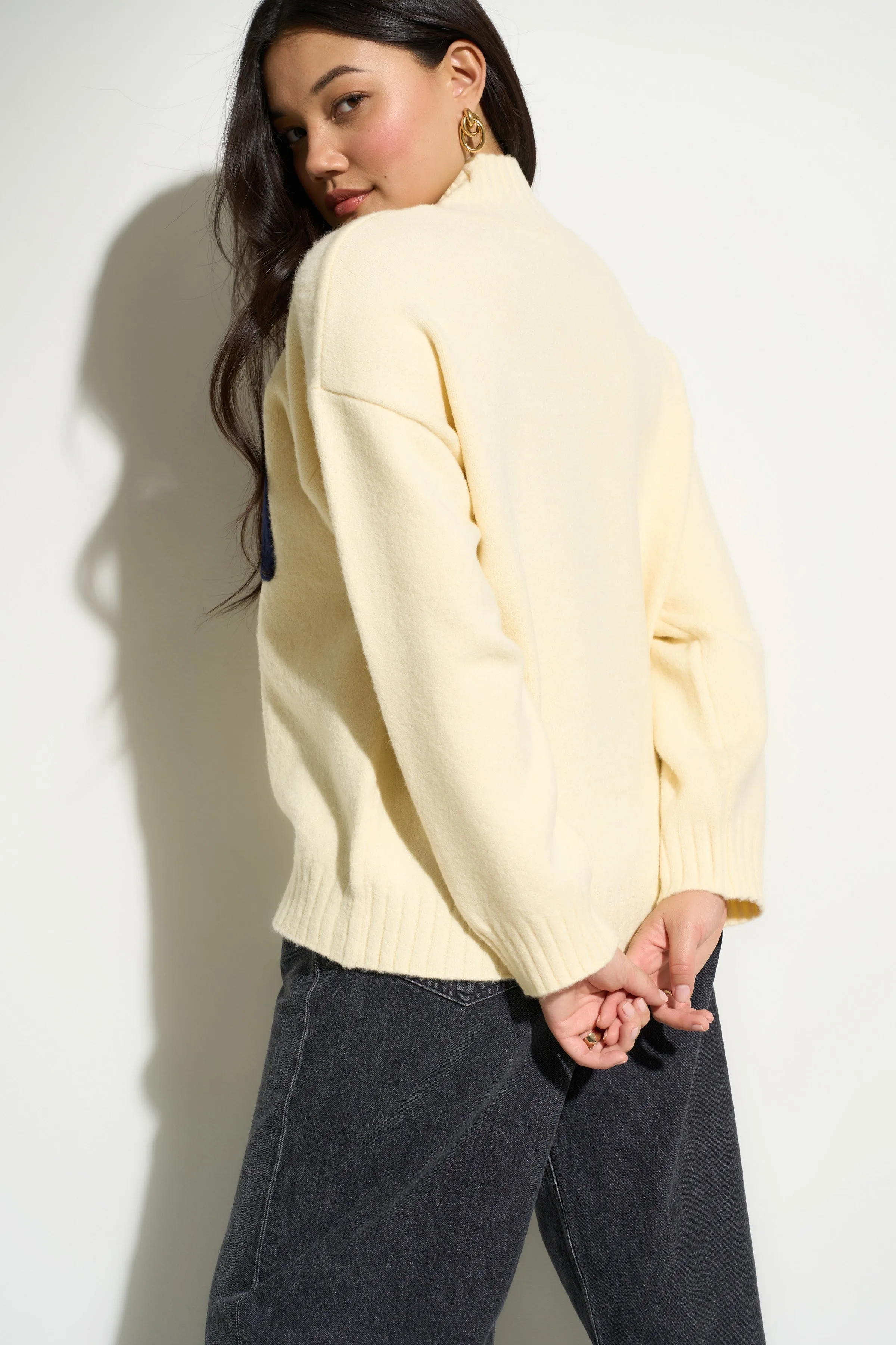 Bradley Oversized Turtleneck - Creme sold by Callahan product image thumbnail 5