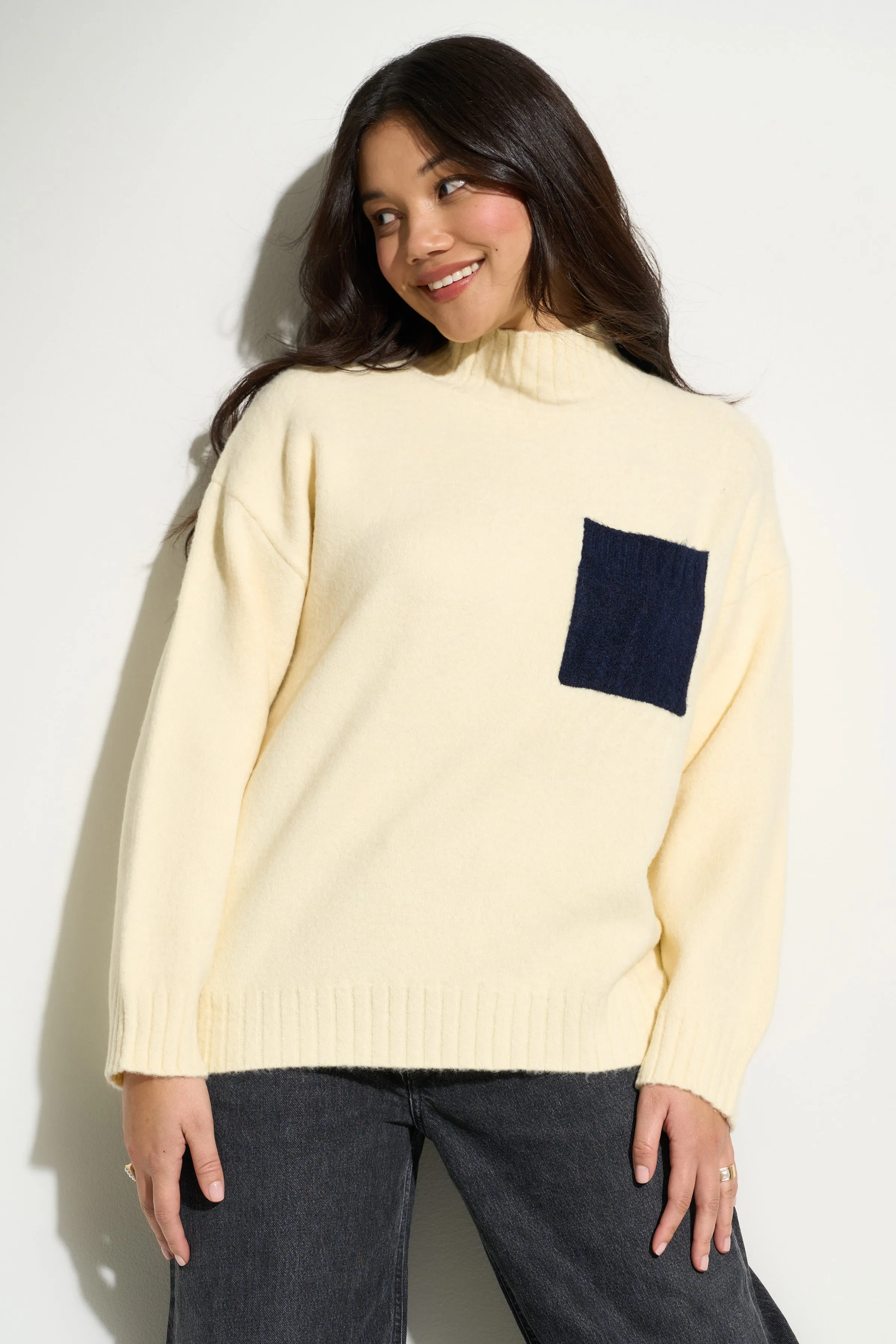 Bradley Oversized Turtleneck - Creme sold by Callahan product image thumbnail 2