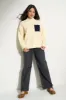 Bradley Oversized Turtleneck - Creme sold by Callahan