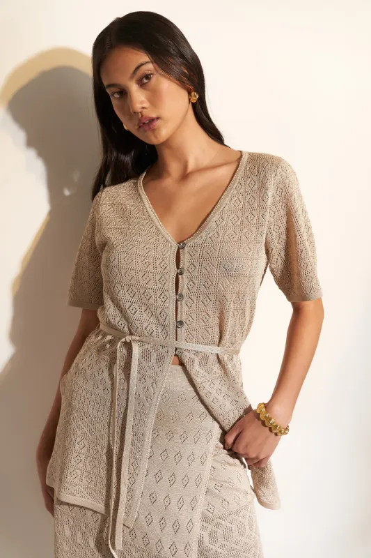 Davina Top - Cement sold by Callahan