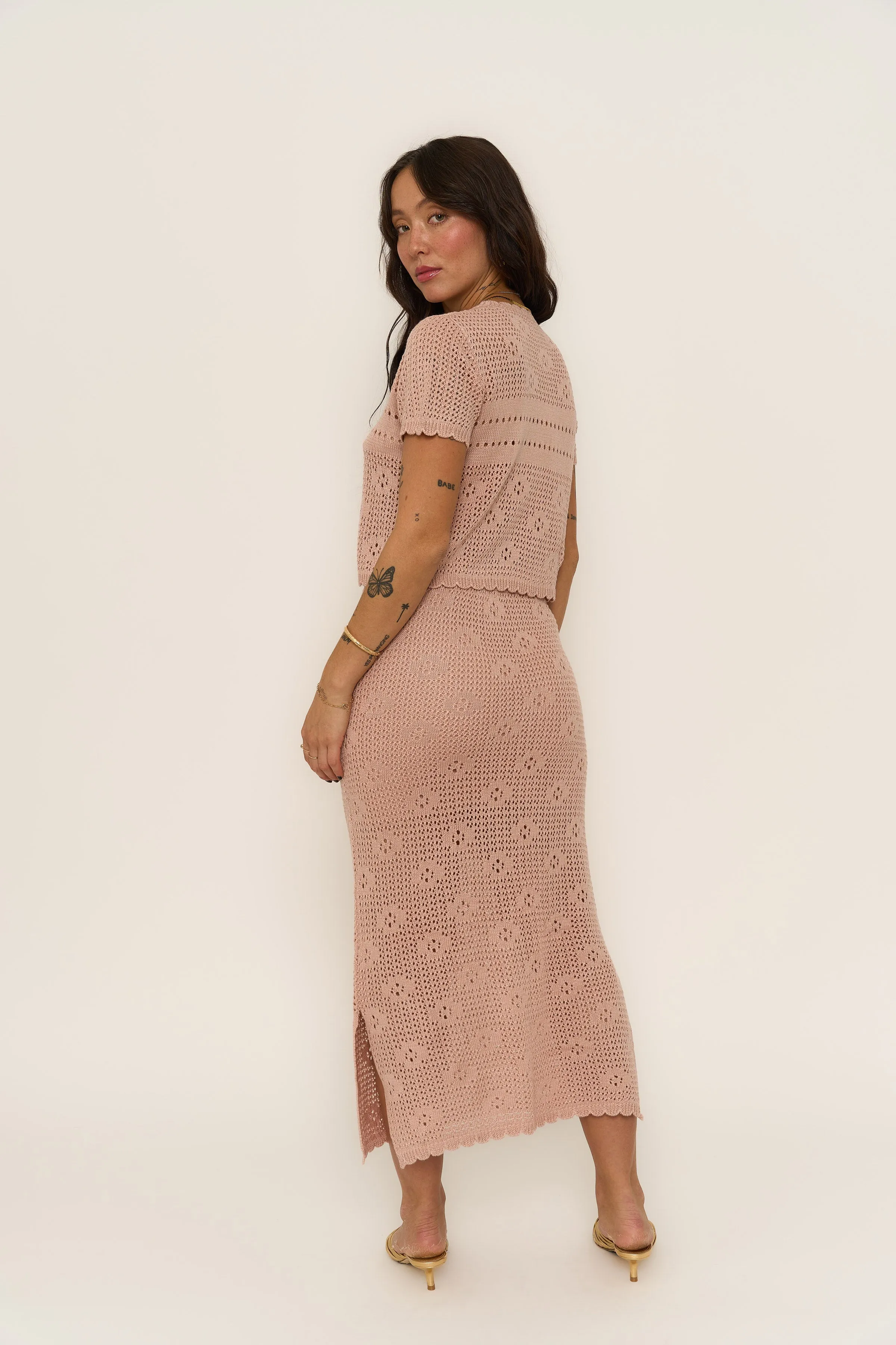 Camila Maxi Skirt - Rose sold by Callahan product image thumbnail 4