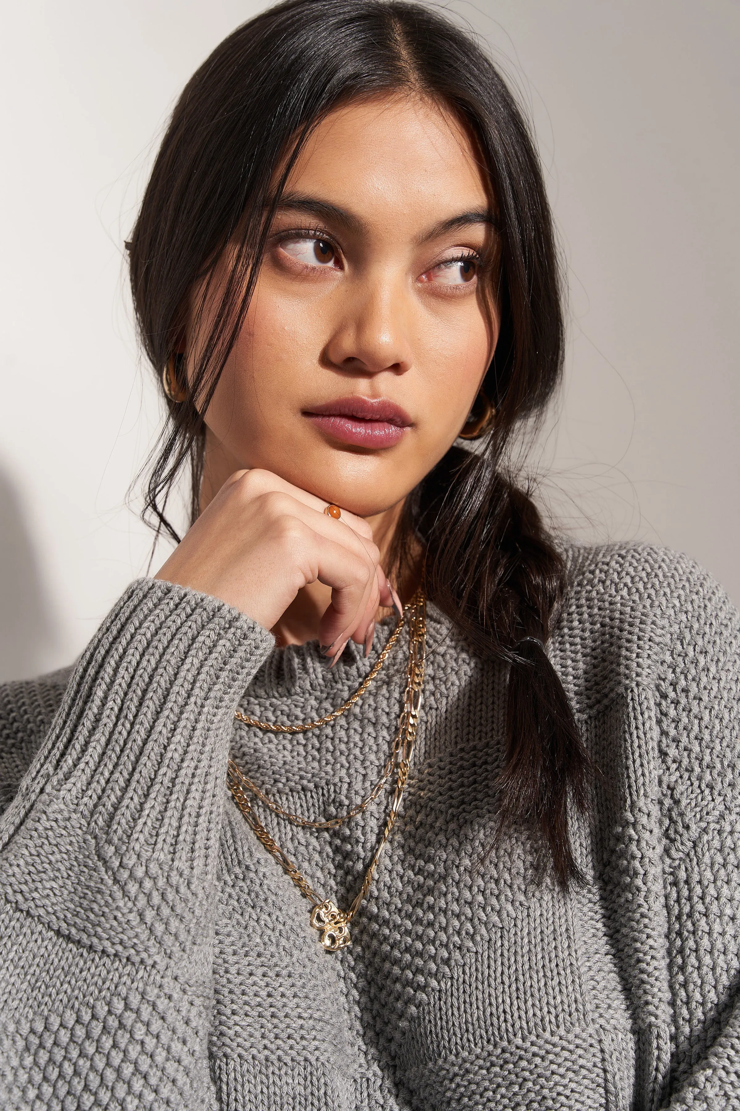 The Geo Knit - Heather Grey sold by Callahan product image thumbnail 2