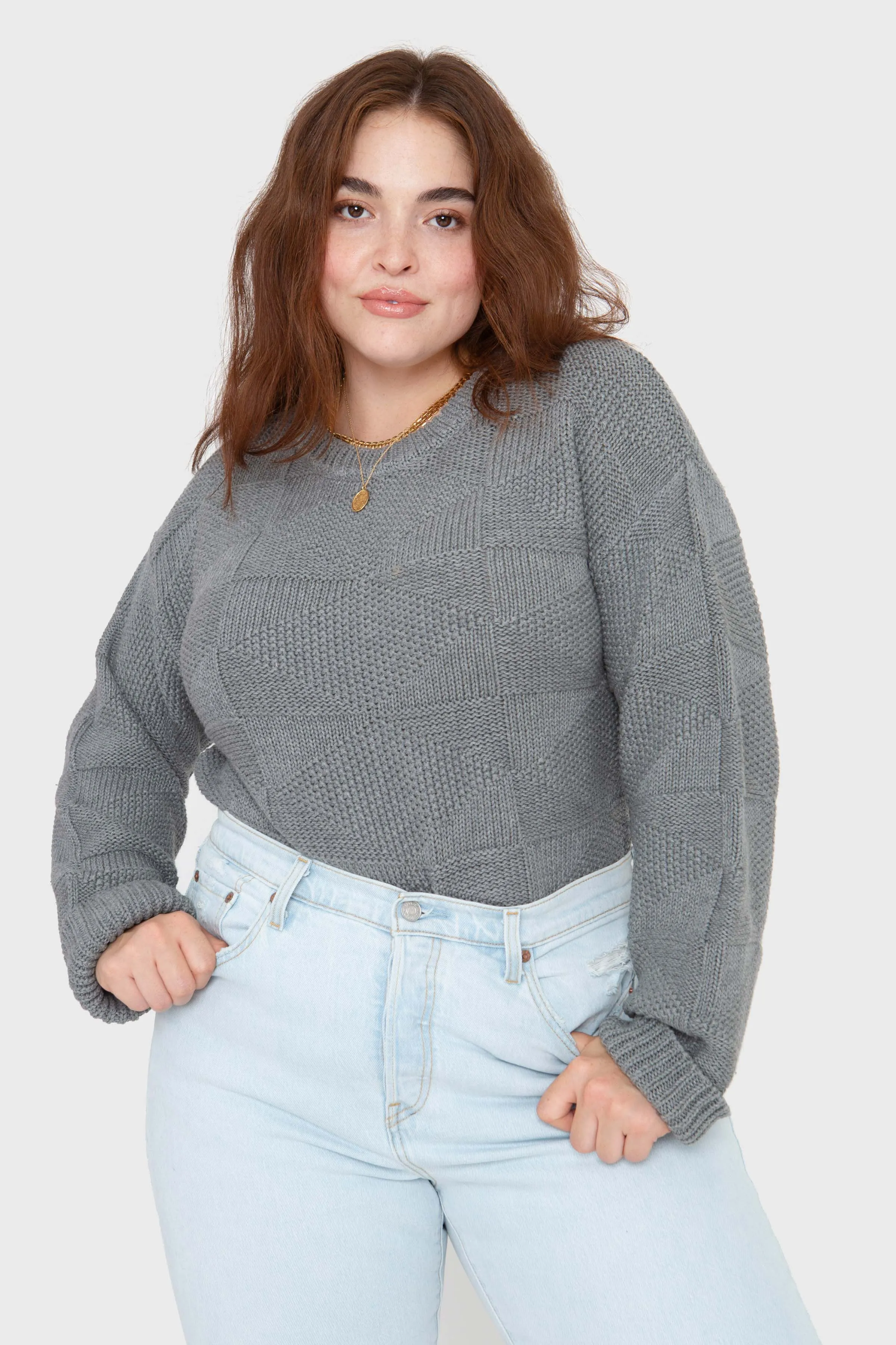 The Geo Knit - Heather Grey sold by Callahan product image thumbnail 5