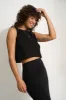 Clover Rolled Tank - Black sold by Callahan