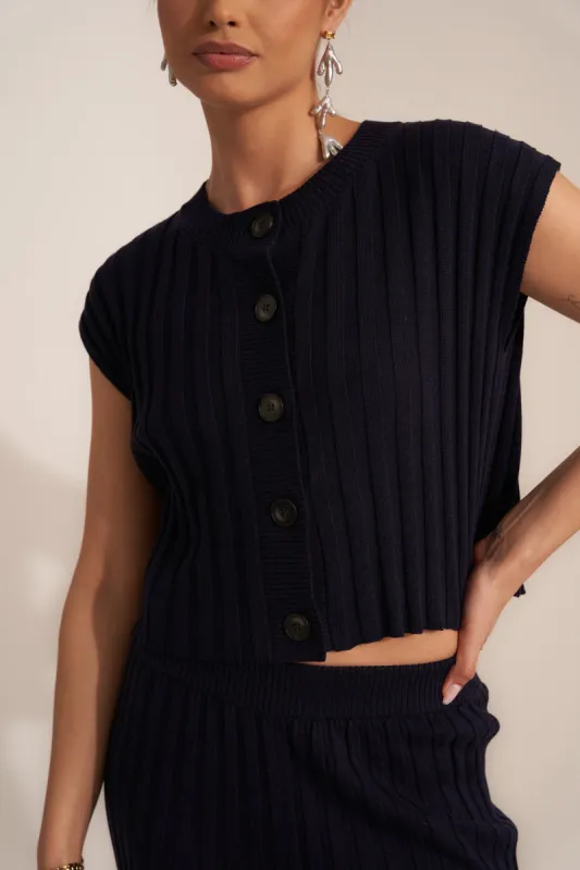 Franca Top - Navy sold by Callahan