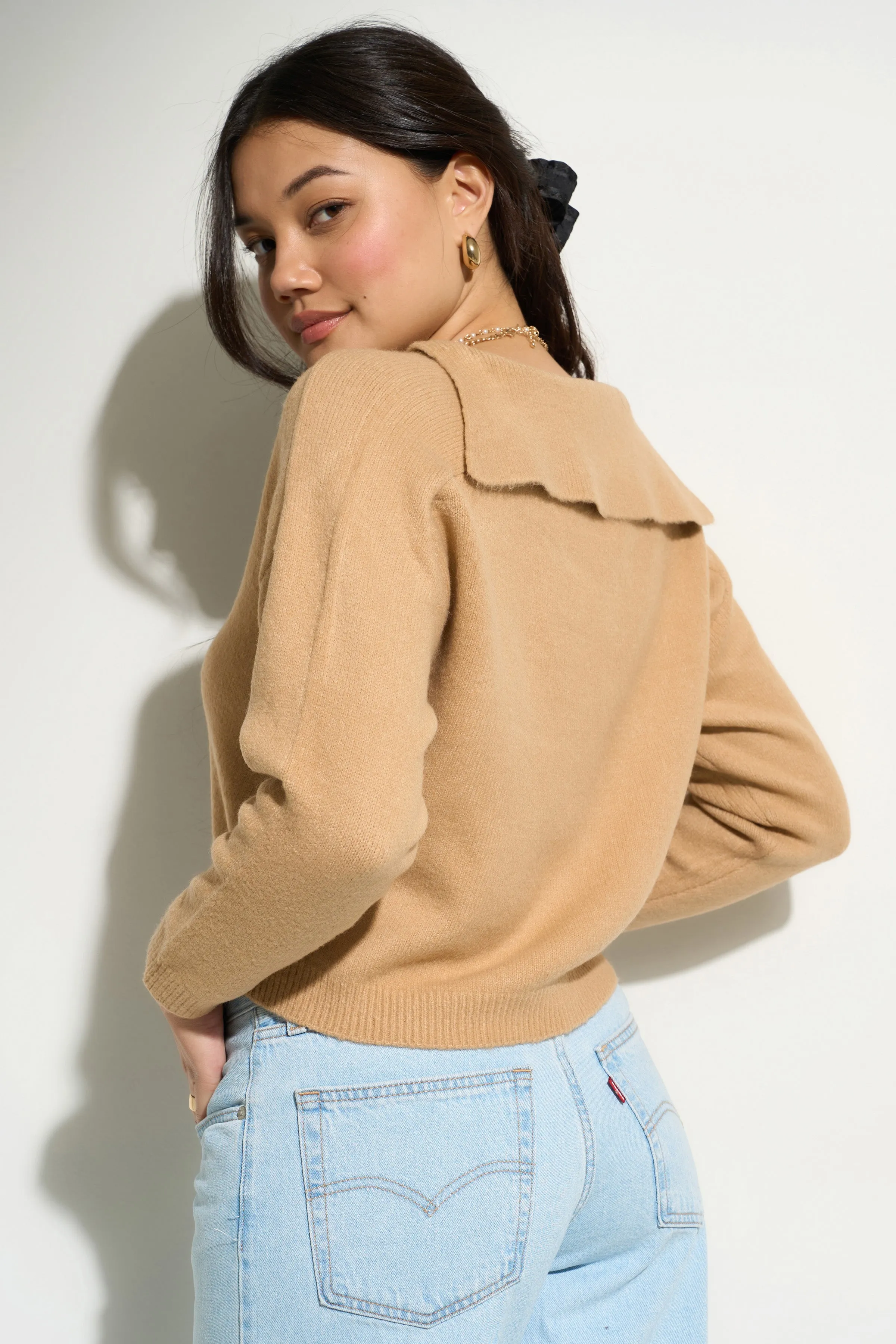 Camille Knit Pullover - Camel sold by Callahan product image thumbnail 3