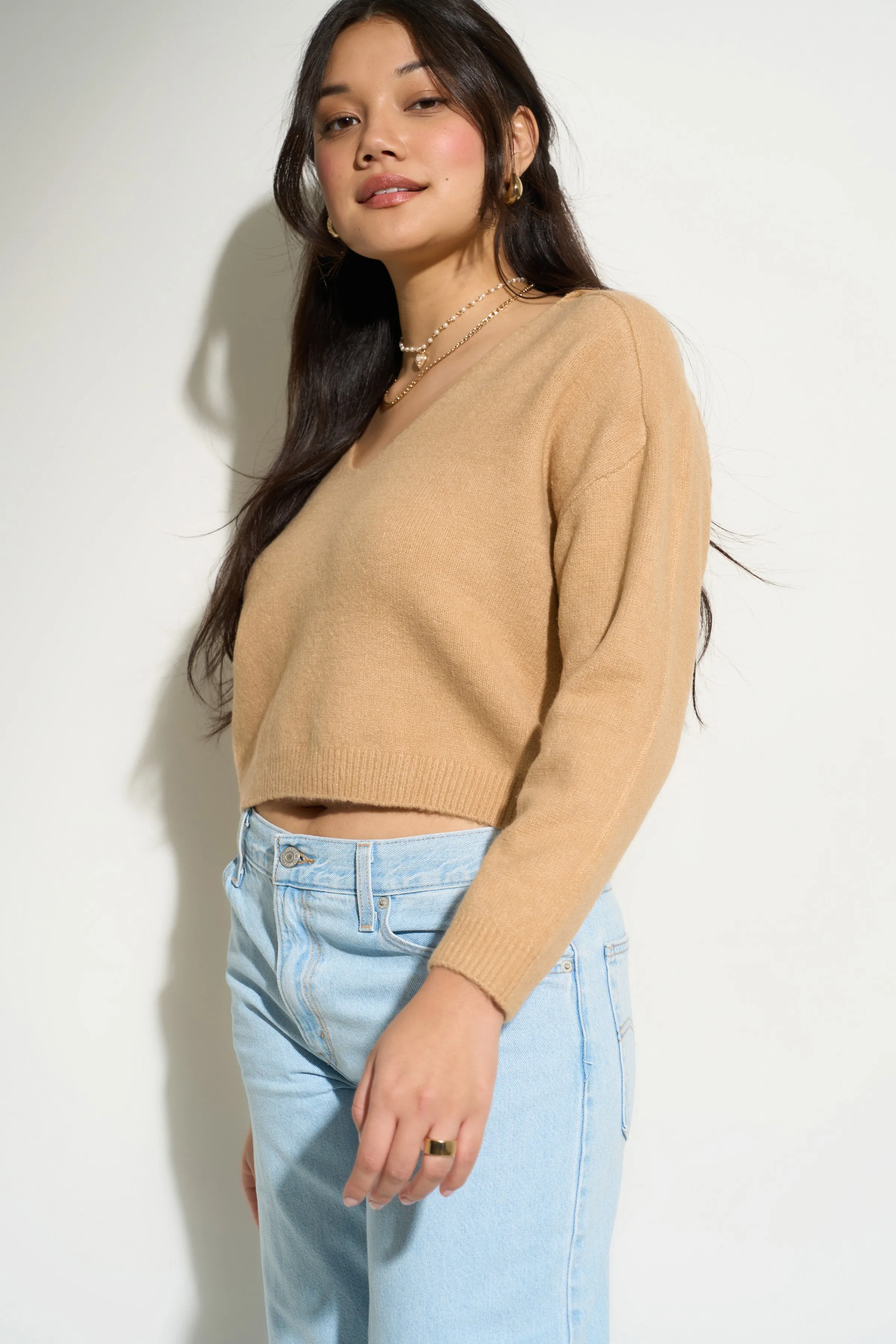 Camille Knit Pullover - Camel sold by Callahan product image thumbnail 2