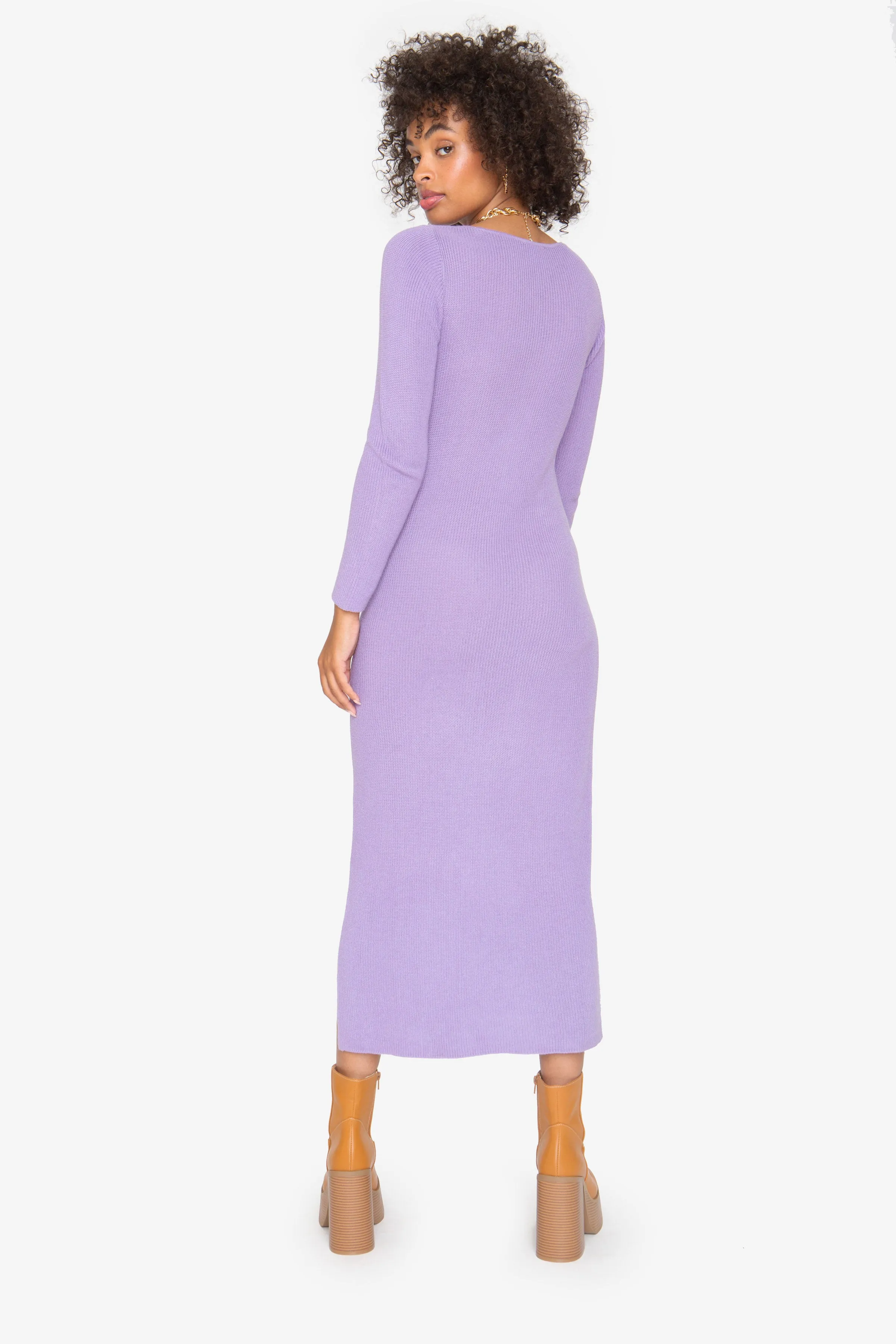 Lila Midi Dress - Periwinkle sold by Callahan product image thumbnail 4