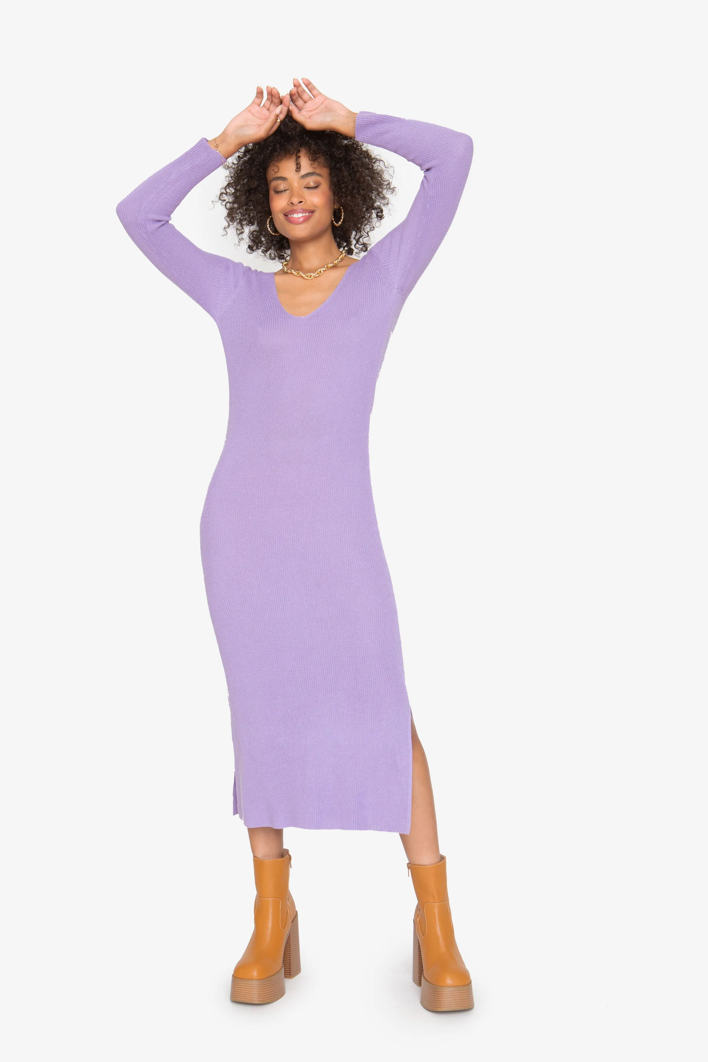 Lila Midi Dress - Periwinkle sold by Callahan product image thumbnail 2
