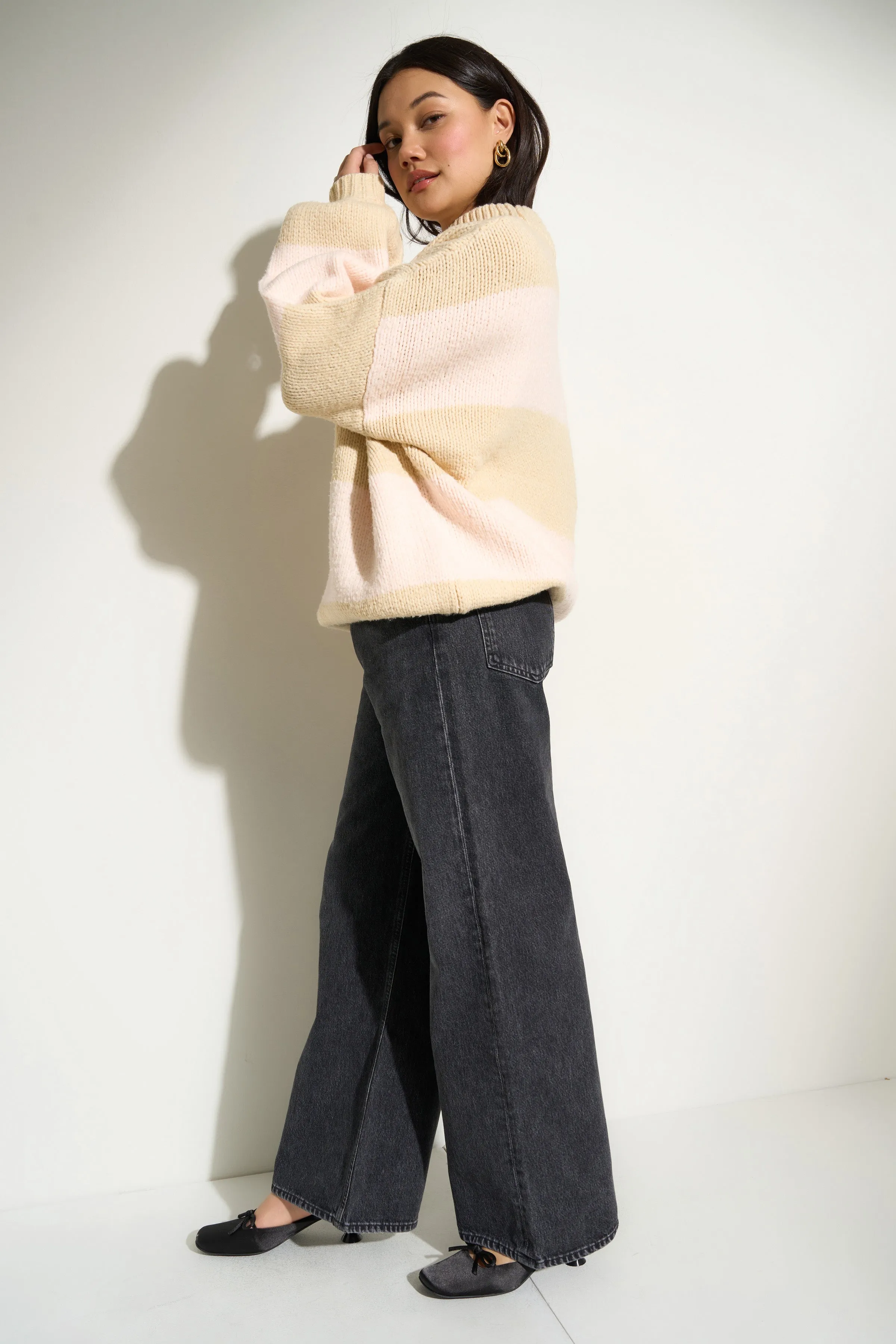 Bellamy Pullover - Pink Stripe sold by Callahan product image thumbnail 2