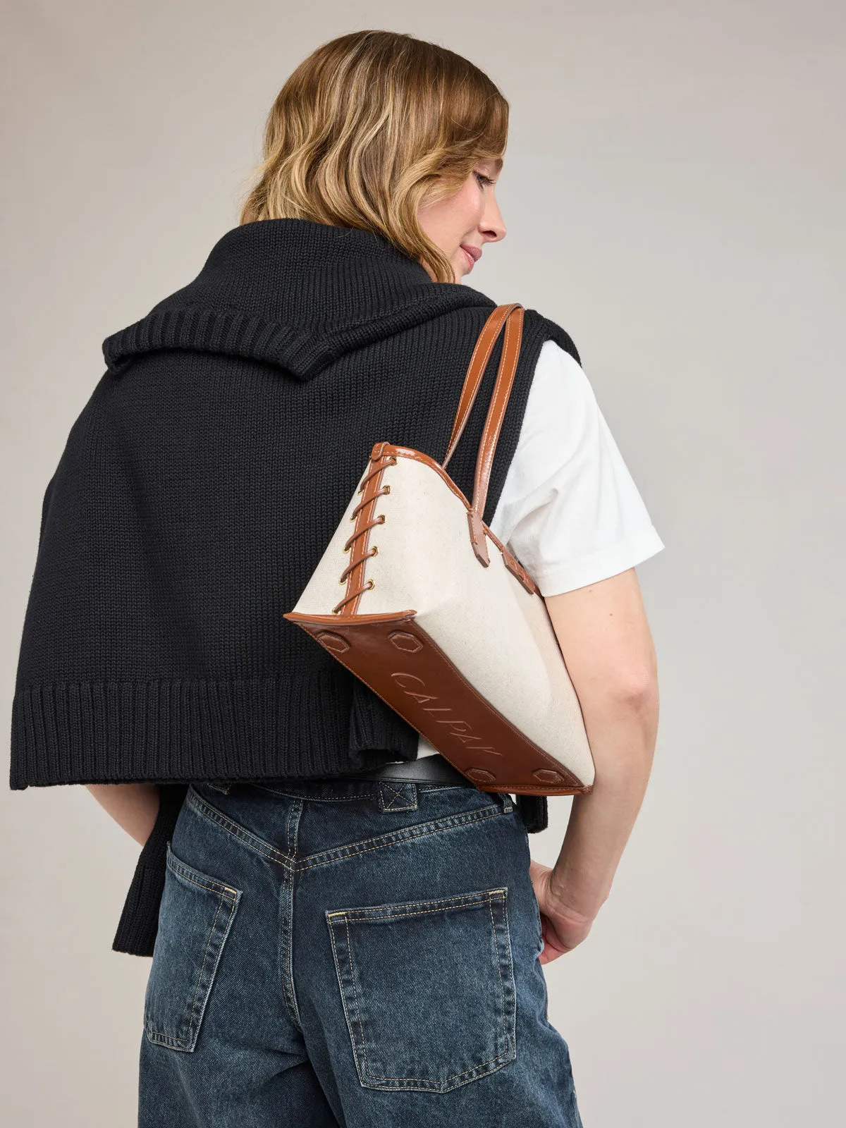 Colette Canvas Shoulder Tote sold by Calpak product image thumbnail 2