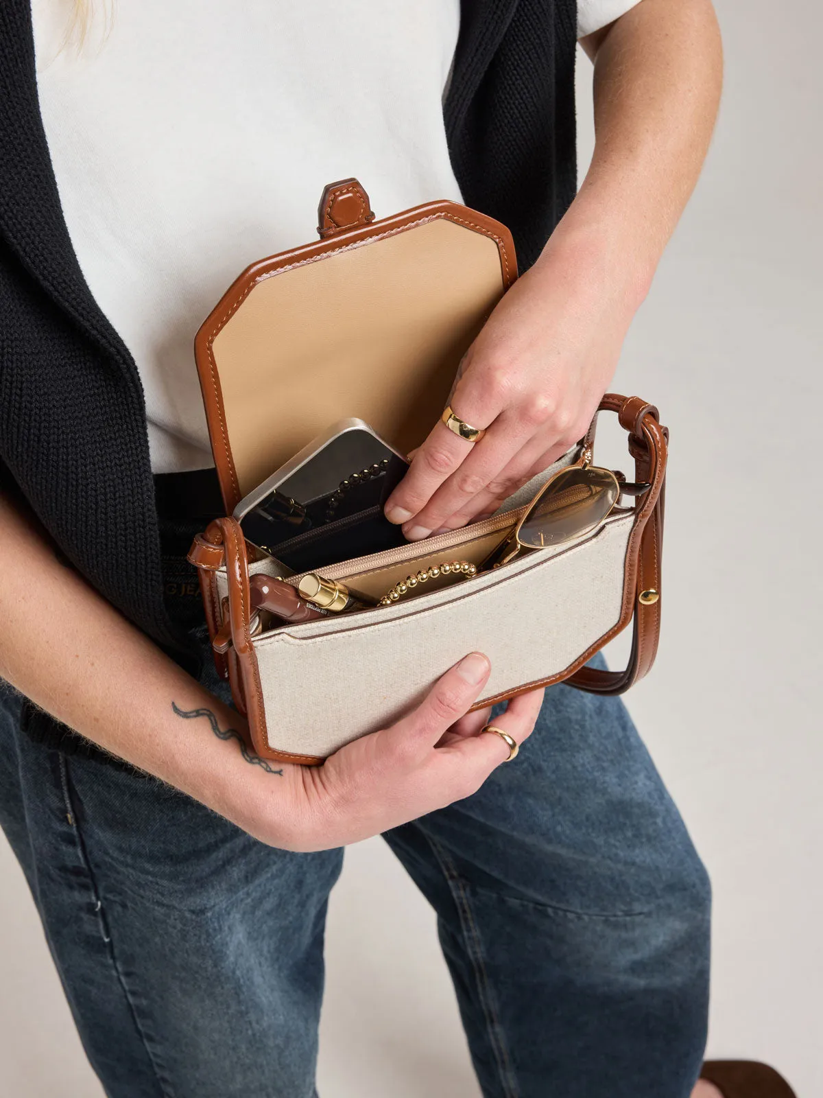 Colette Canvas Crossbody Wallet Bag sold by Calpak product image thumbnail 2