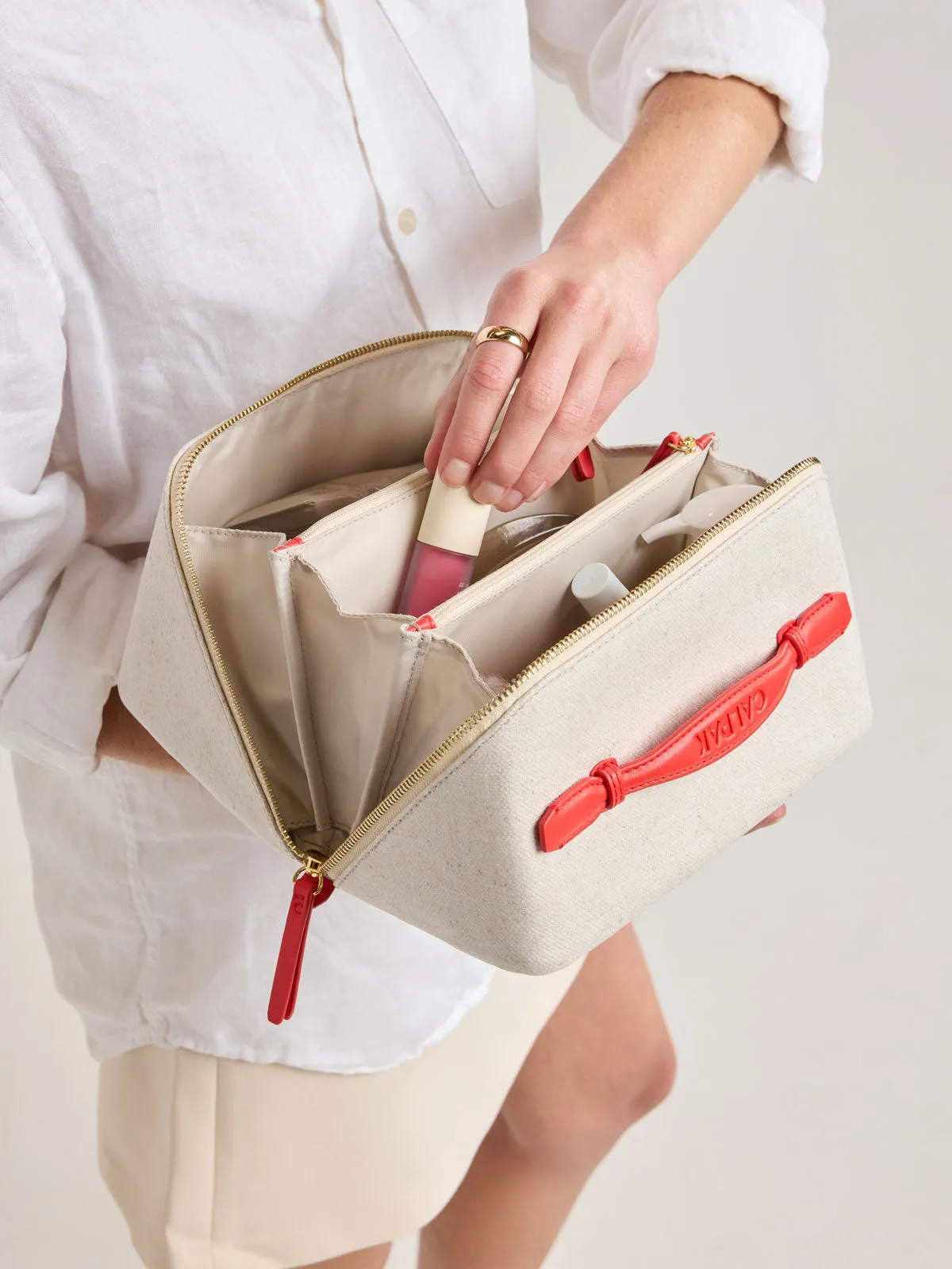 Colette Lay-Flat Canvas Toiletry Bag sold by Calpak product image thumbnail 2
