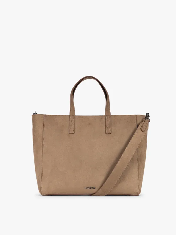 Haven 15" Laptop Tote Bag in Vegan Suede made by Haven