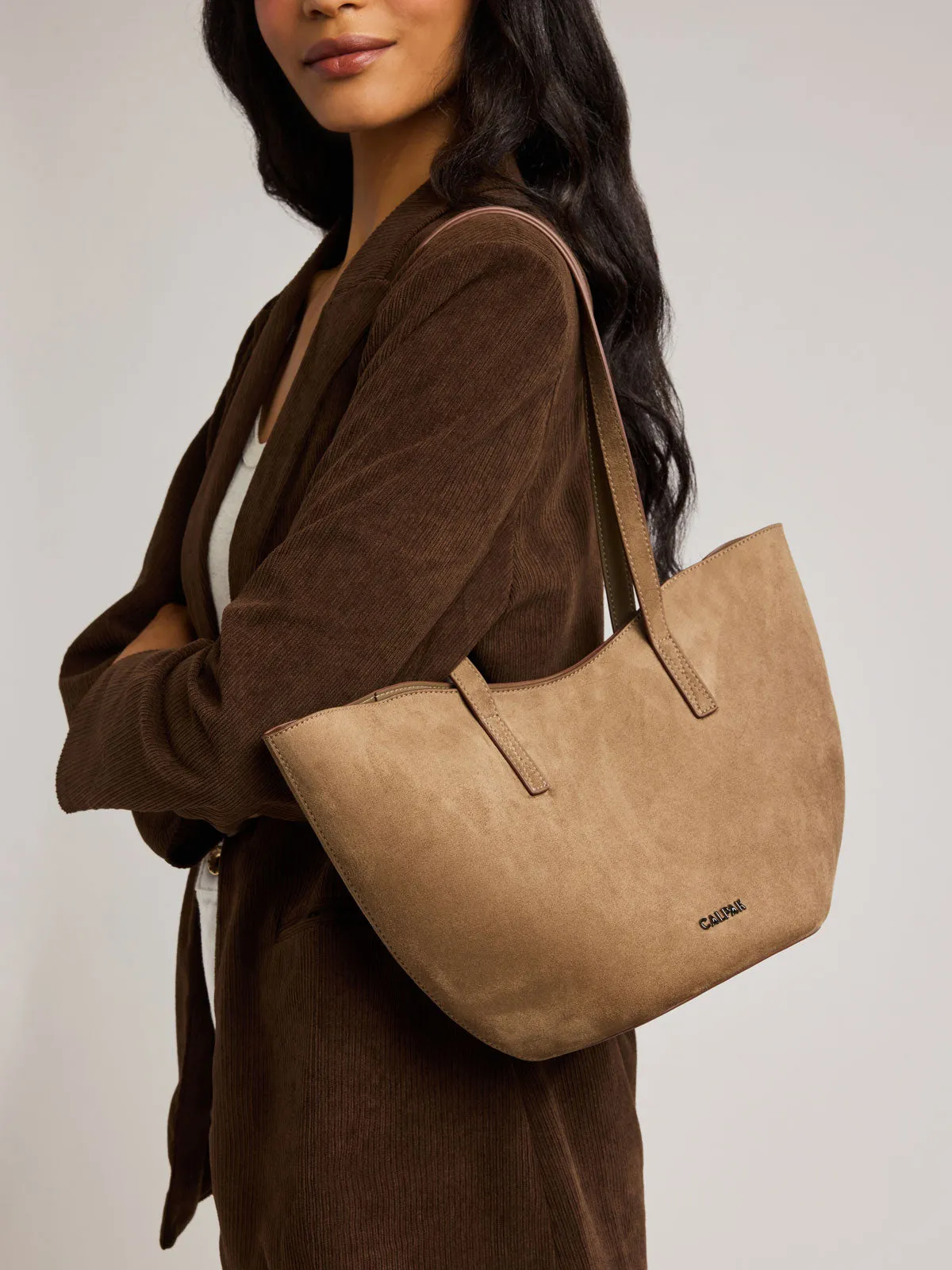 Haven Tulip Tote in Vegan Suede sold by Calpak product image thumbnail 2