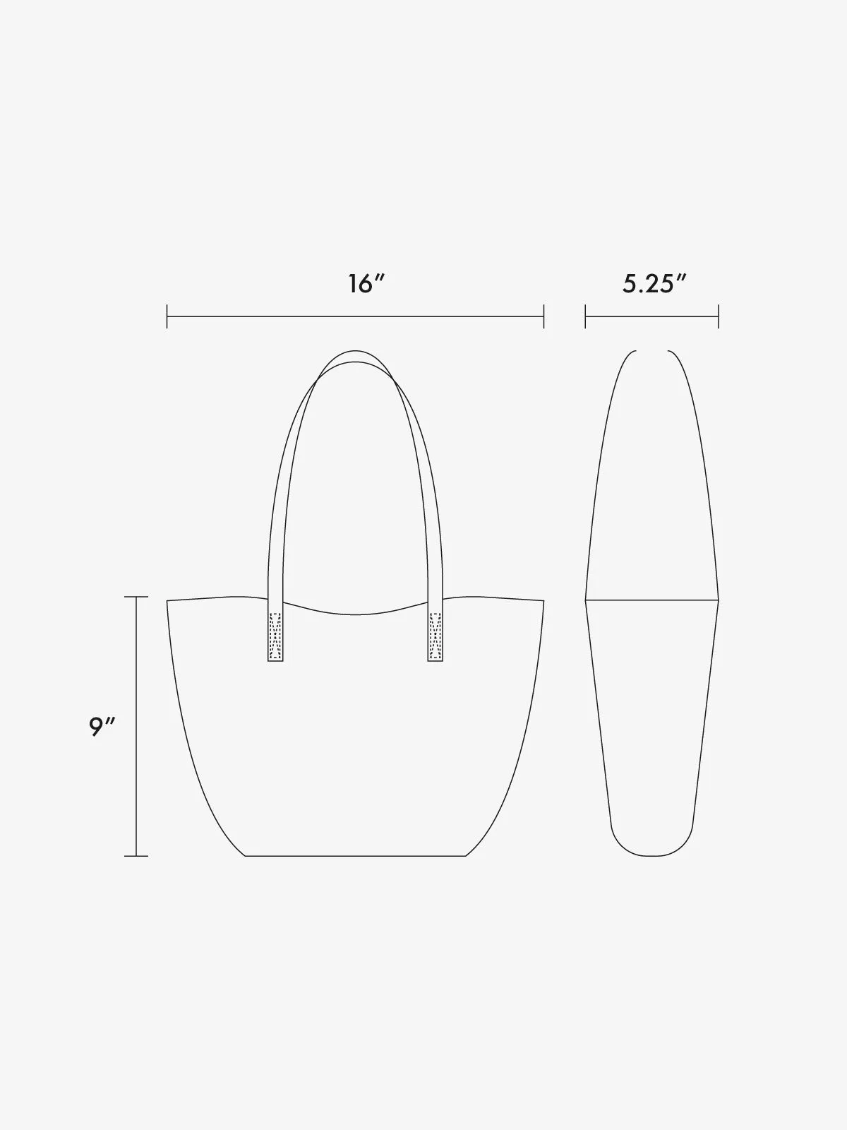 Haven Tulip Tote in Vegan Suede sold by Calpak product image thumbnail 5