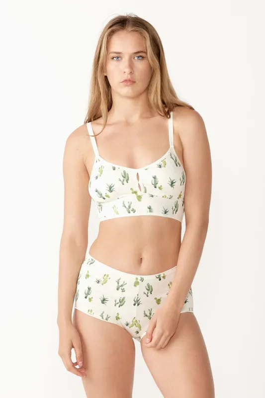 Classic Bralette - Brushed Novelty Prints sold by cameo