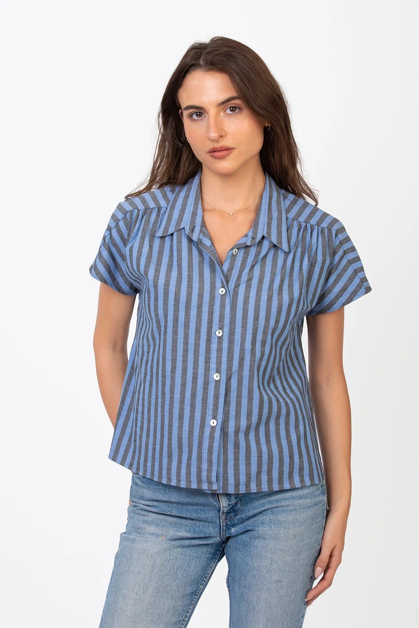 Carol Blouse Striped sold by cameo