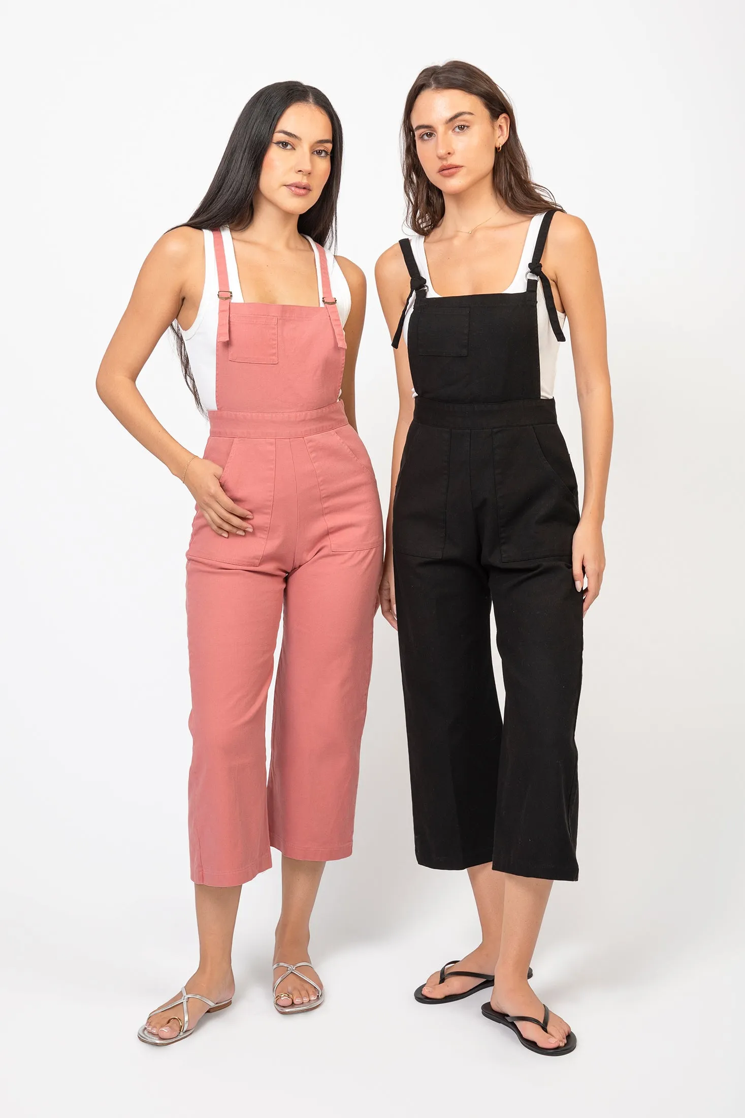 Cropped Denim Overalls sold by cameo product image thumbnail 2
