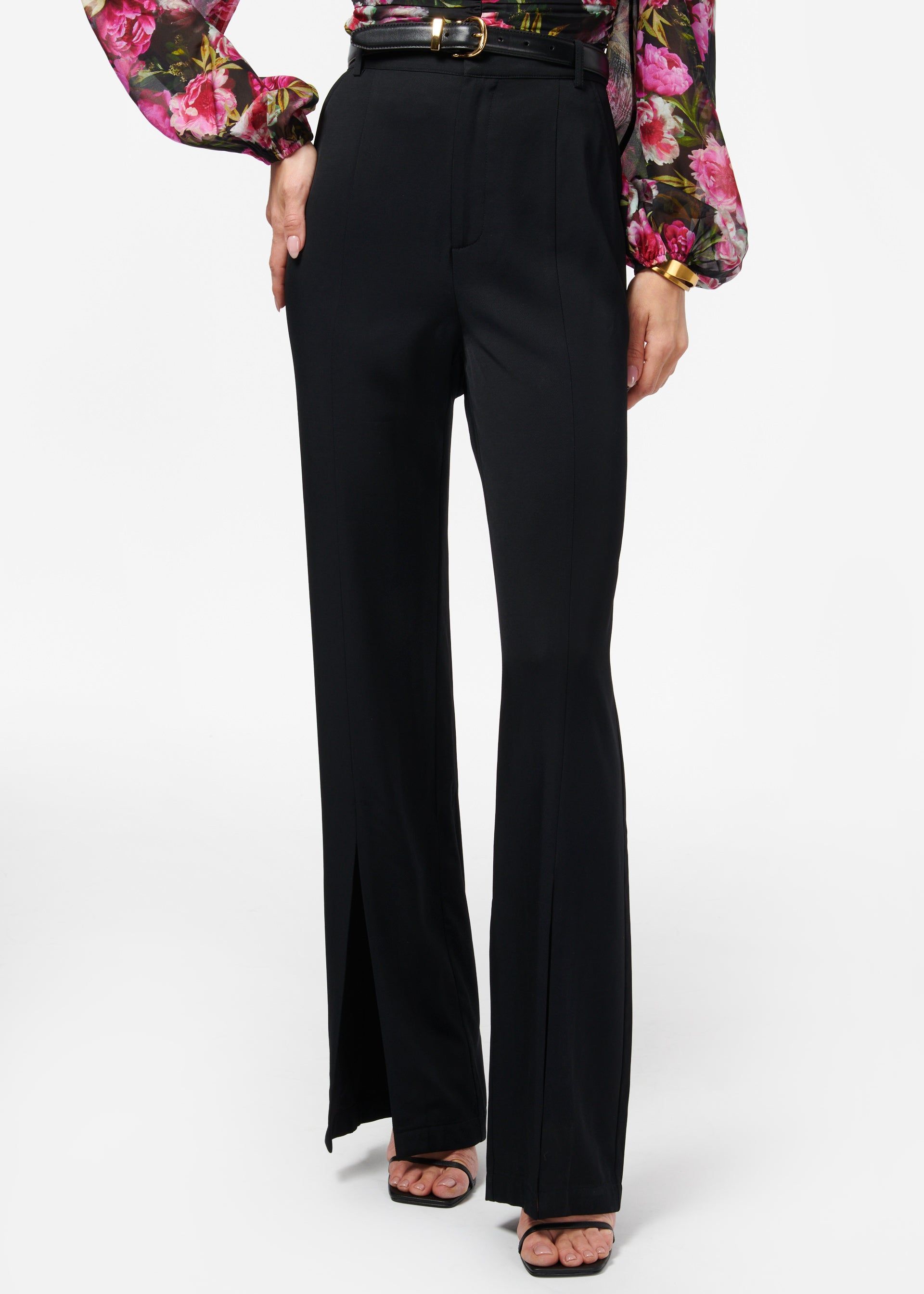 Amelie Twill Pant Black sold by Cami NYC product image thumbnail 2