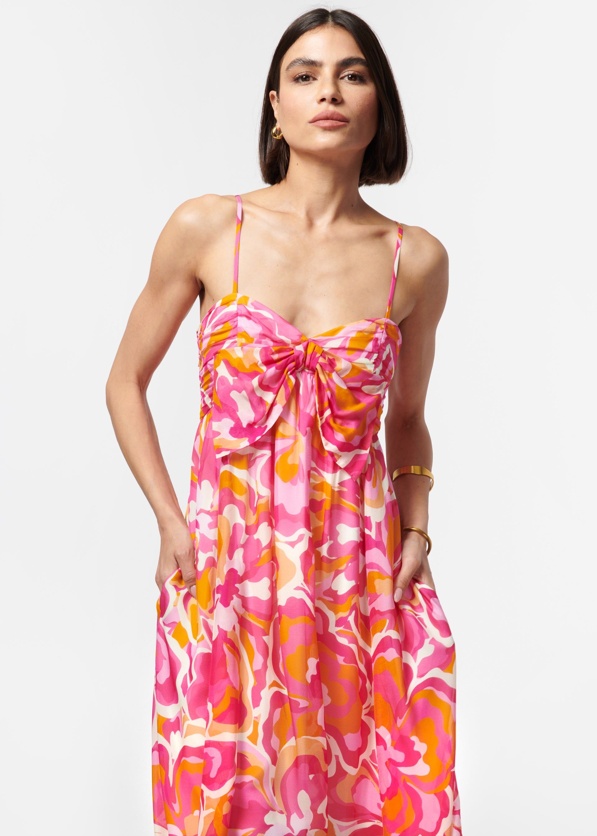 Loa Dress Retro Floral sold by Cami NYC product image thumbnail 4